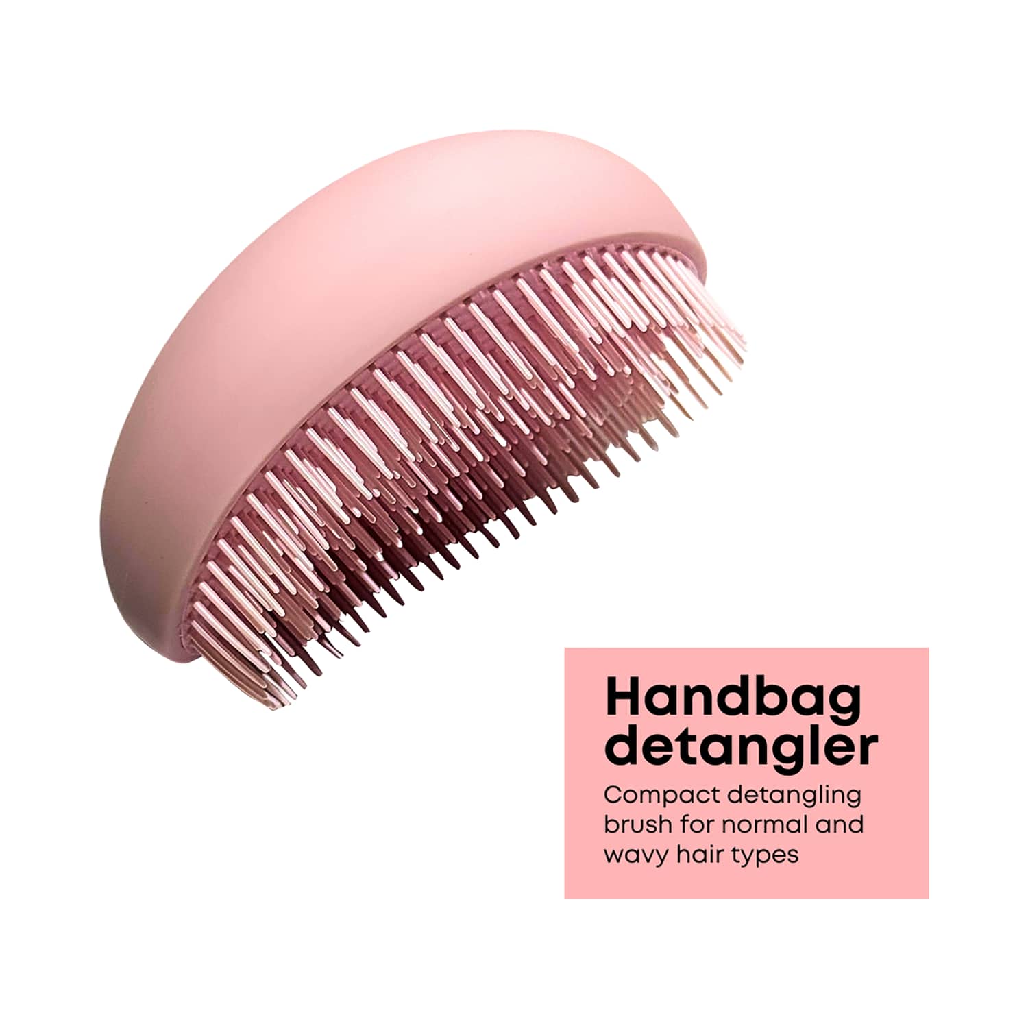 Alan Truman | Alan Truman Handbag Detangler - Compact Detangling Brush - Pink