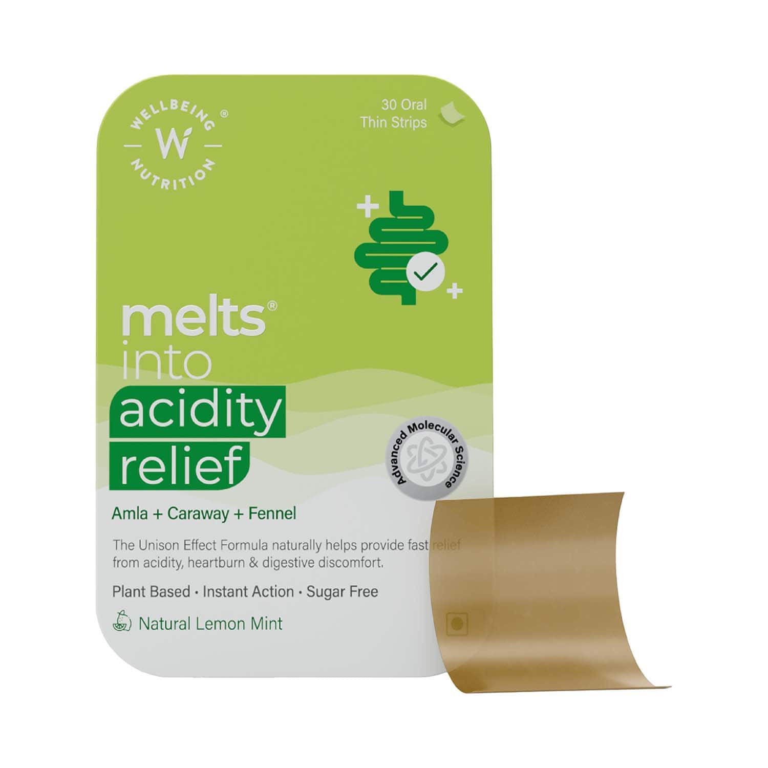 Wellbeing Nutrition | Wellbeing Nutrition Melts Into Acidity Relief (30 Strips)
