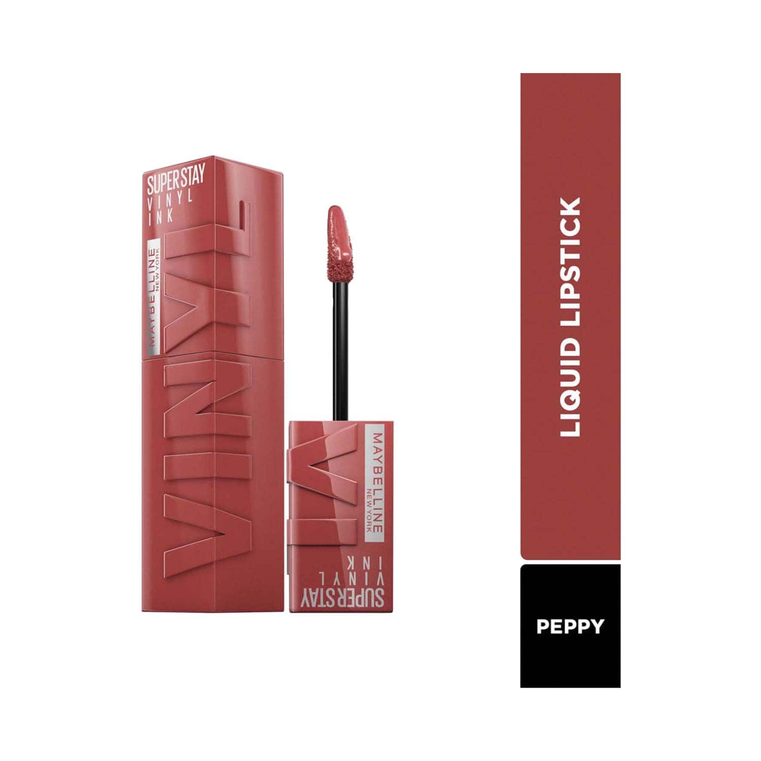 Maybelline New York | Maybelline New York Super Stay Vinyl Ink Liquid Lipstick - Peppy (4.2 ml)