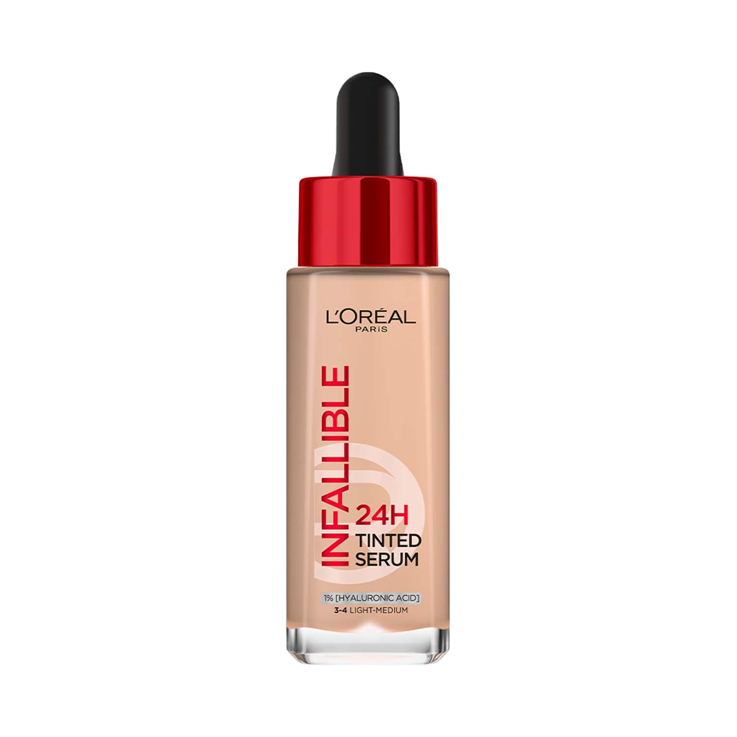 L'Oreal Paris | L'Oreal Paris Infallible 24H Tinted Serum Foundation - 3-4 Light - Medium (30 ml)