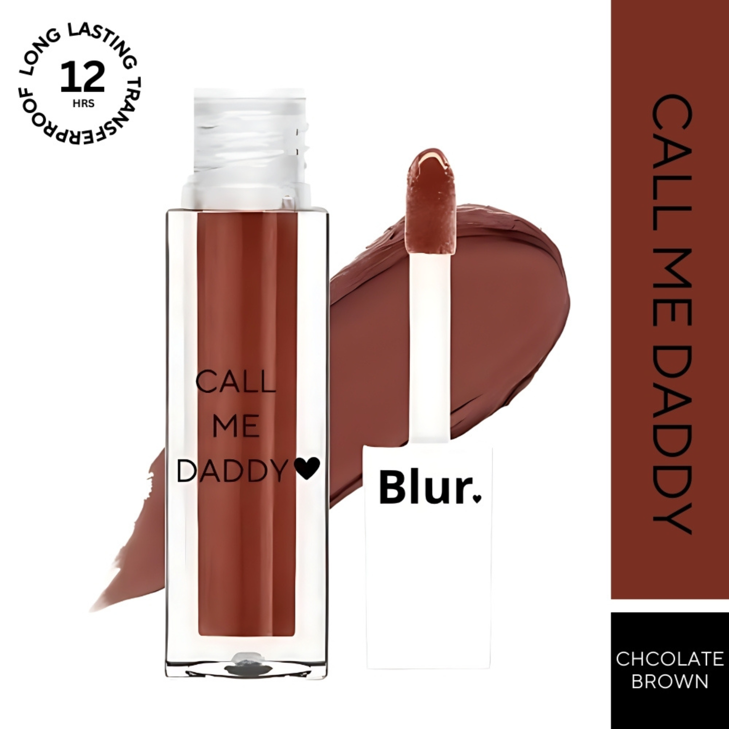 Blur India | Blur India  Call Me Daddy Matte Liquid Lipstick - Chocolate Brown (5 ml)