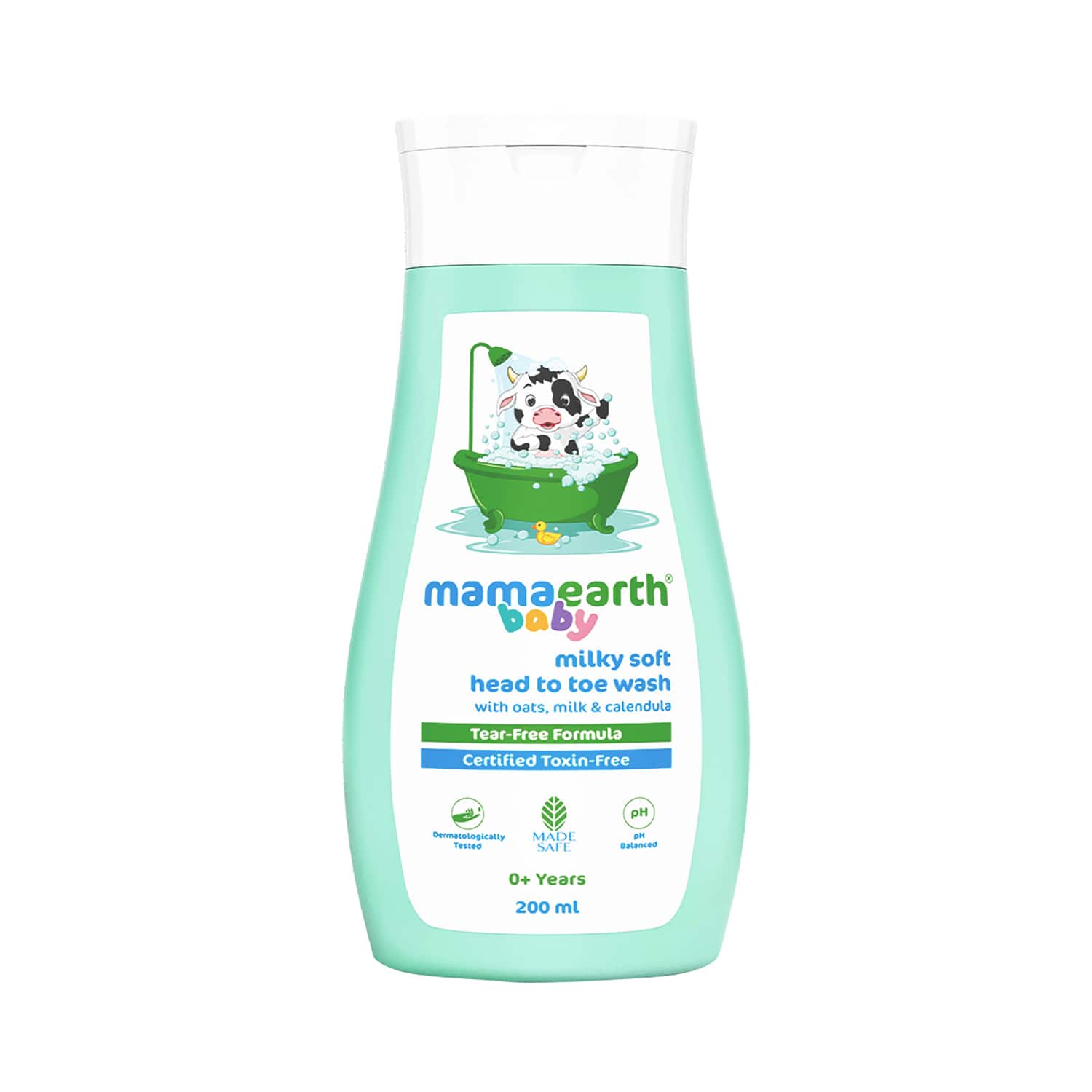Mamaearth | Mamaearth Milky Soft Head To Toe Wash For Babies (200 ml)