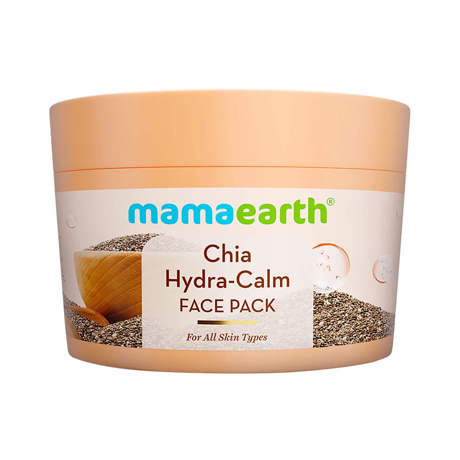 Mamaearth | Mamaearth Chia Hydra-Calm Face Pack With Chia Seed & Ceramides (200 g)