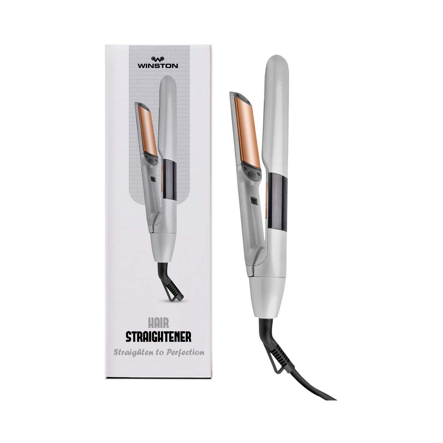 WINSTON | Winston Hair Straightener with Titanium Ceramic Plates - Grey