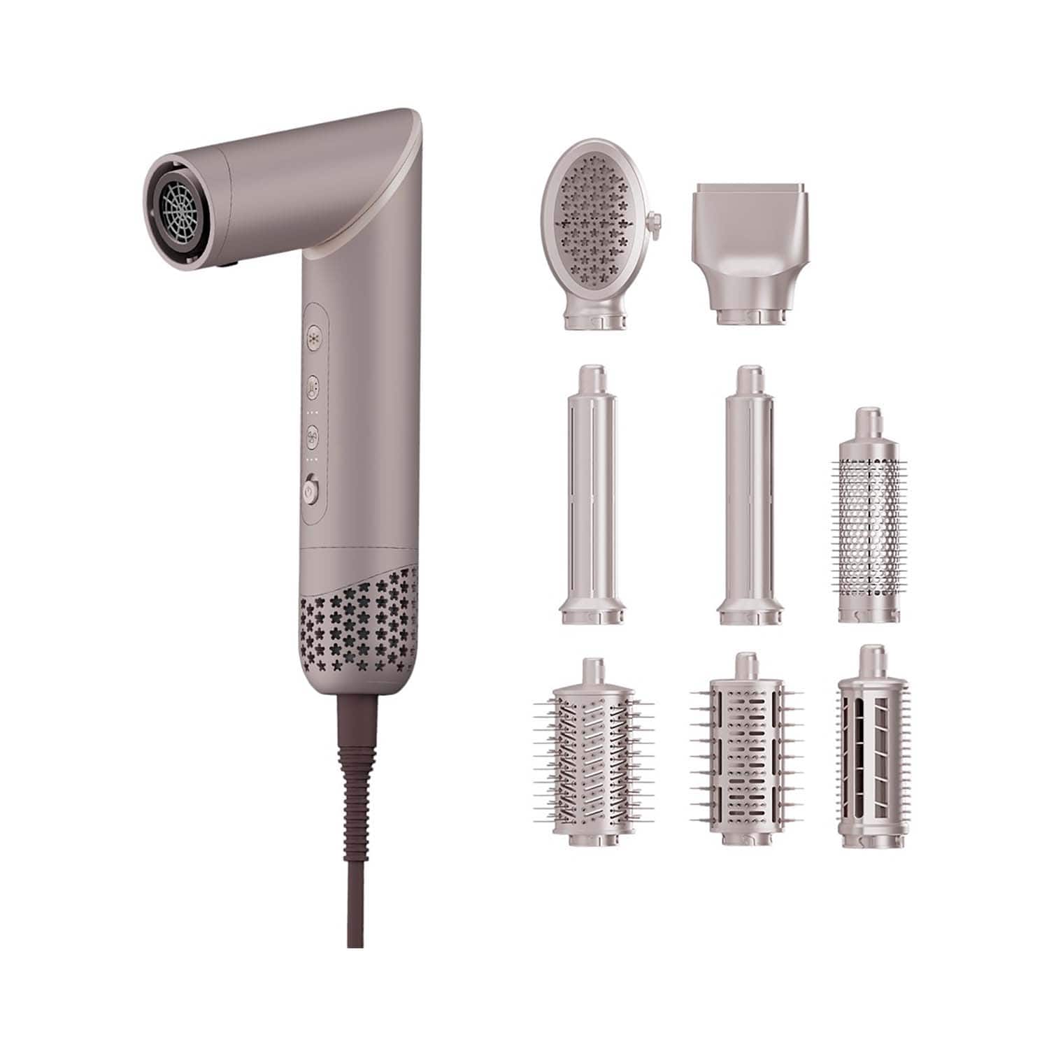 WINSTON | Winston Flexy 8-In-1 Professional Hot Air Styler & Hair Dryer Brush - Pink