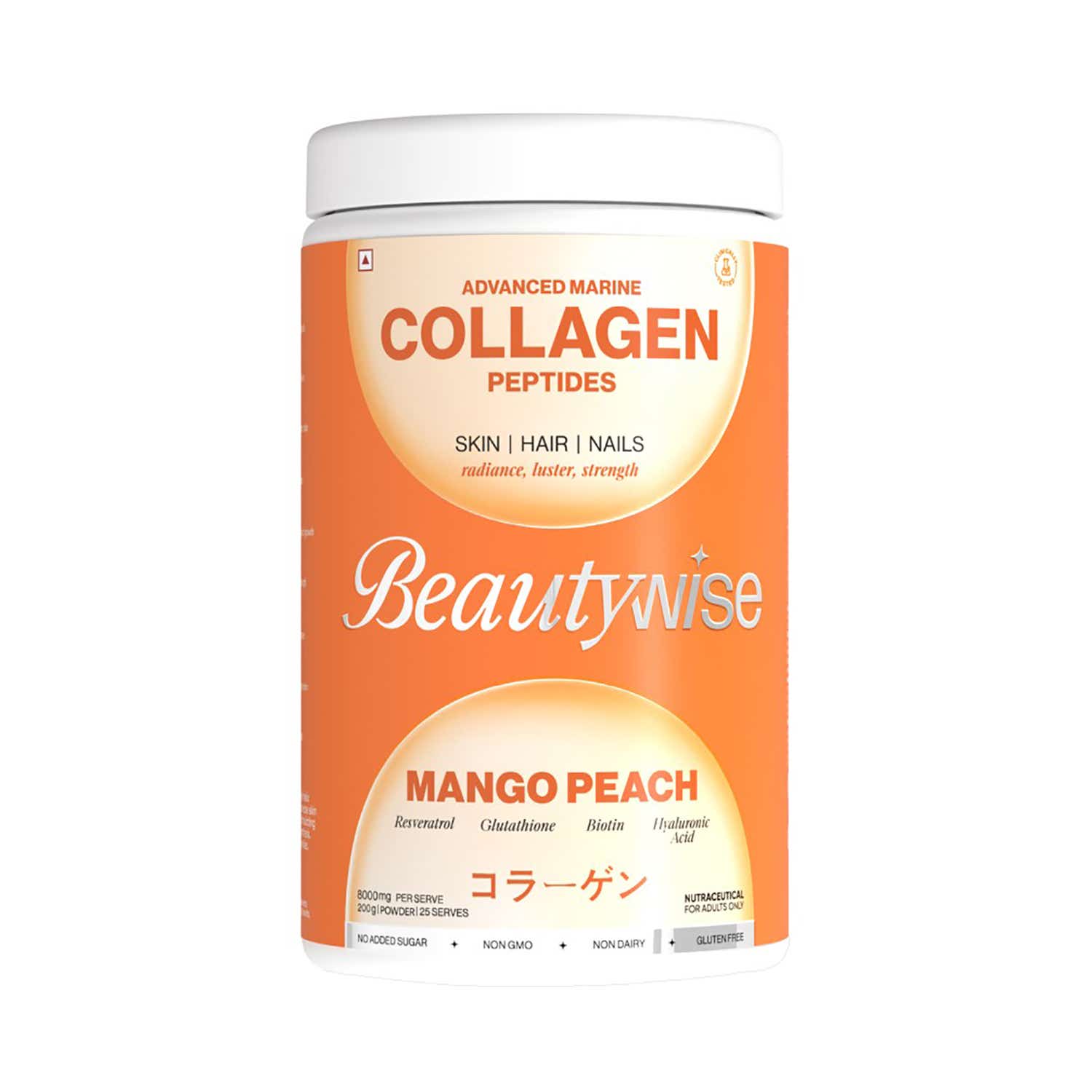 Beautywise | Beautywise Advanced Collagen Peptides - Mango Peach (200 g)
