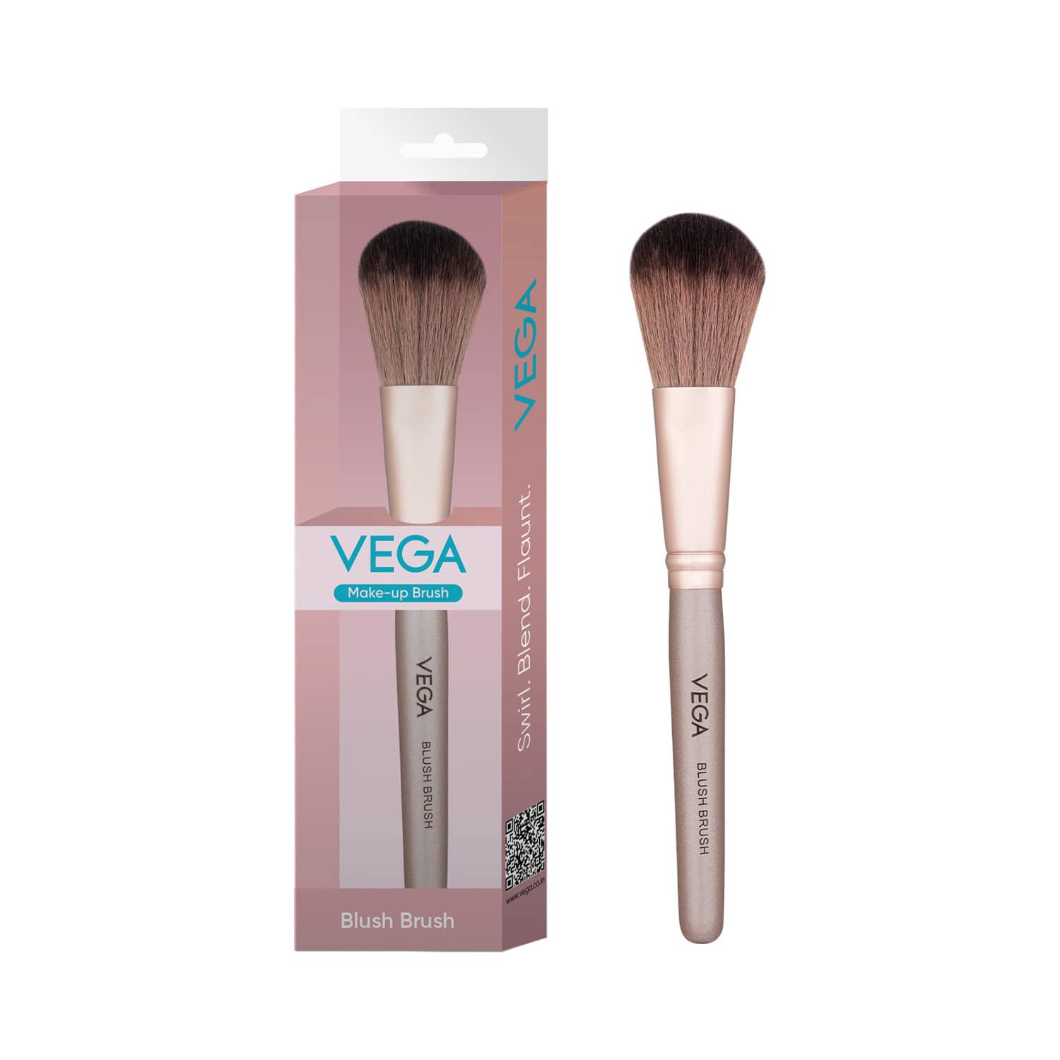 Vega | Vega Blush Brush For Powder Liquid Blush & Cream MBN-19