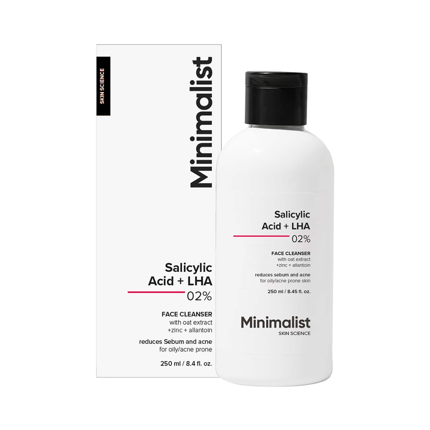 Minimalist | Minimalist Salicylic Acid + LHA 02% Cleanser (250 ml)