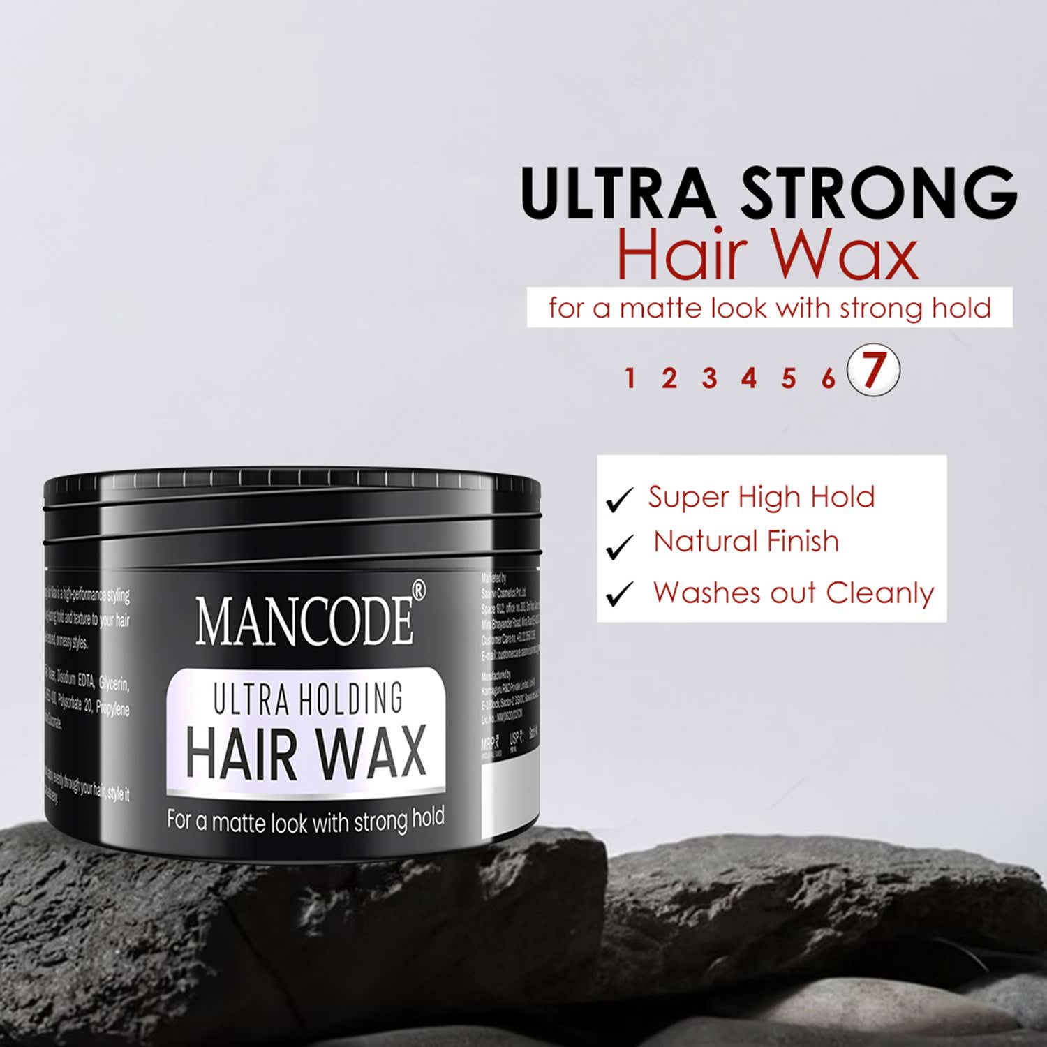 Mancode | Mancode Ultra Holding Hair Wax For Men (100 ml)
