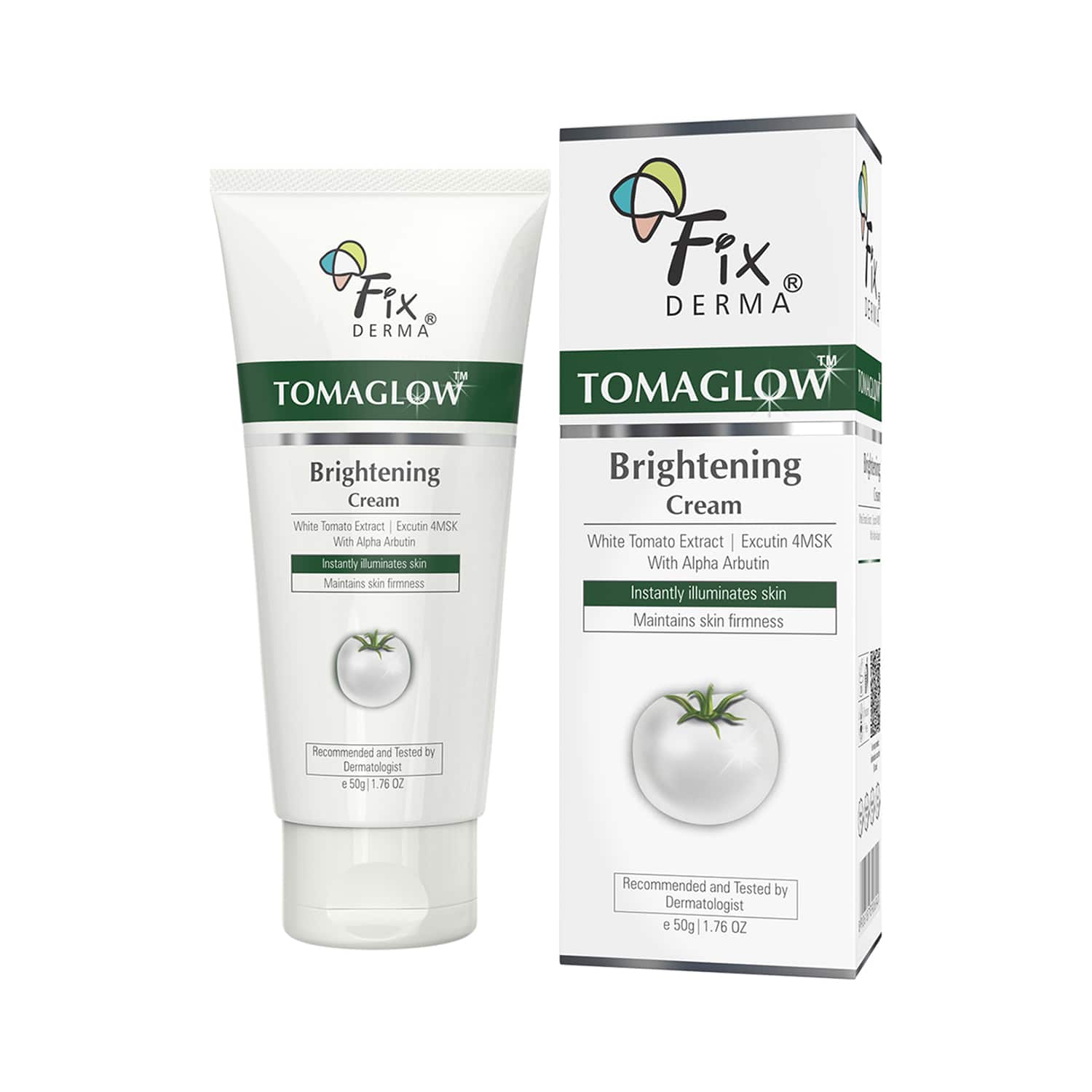 Fixderma | Fixderma Tomaglow Brightening Face Cream with White Tomato Extract (50 g)