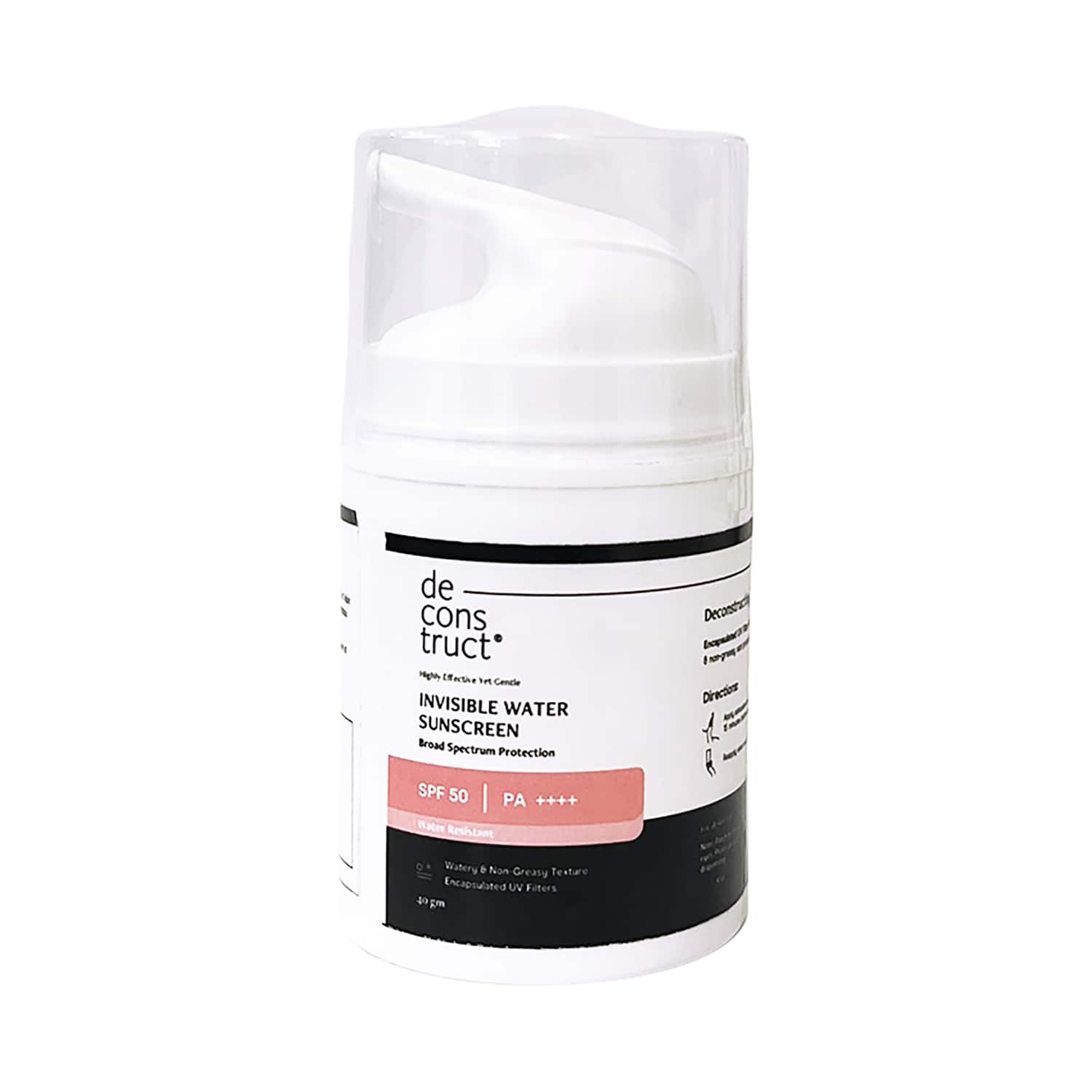 Deconstruct | Deconstruct Invisible Water Sunscreen SPF 50 PA+++ (40 ml)