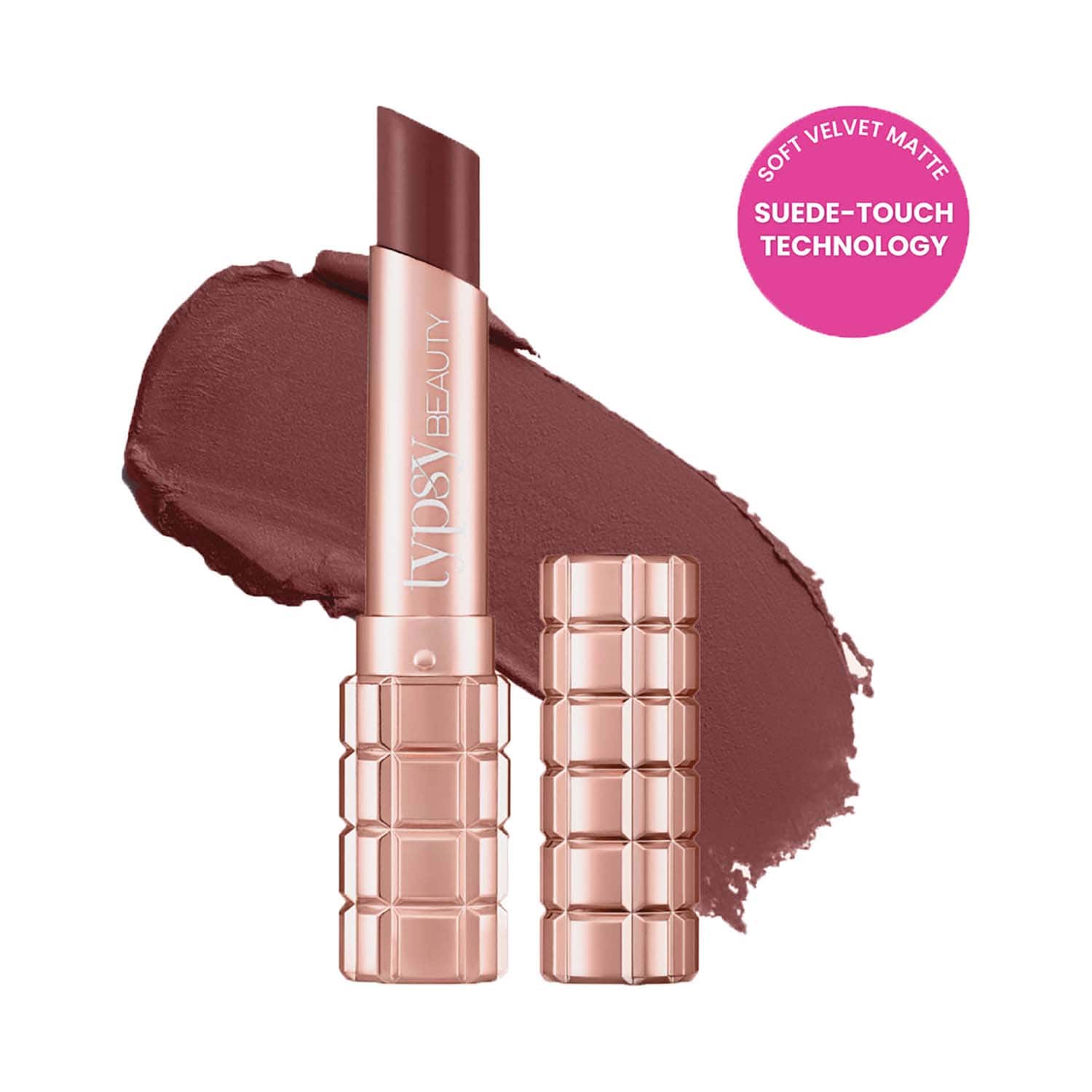 Typsy Beauty | Typsy Beauty Cocoa Peptide Velvet Lipstick - Brownie Bite Deep 03 (3.5 g)