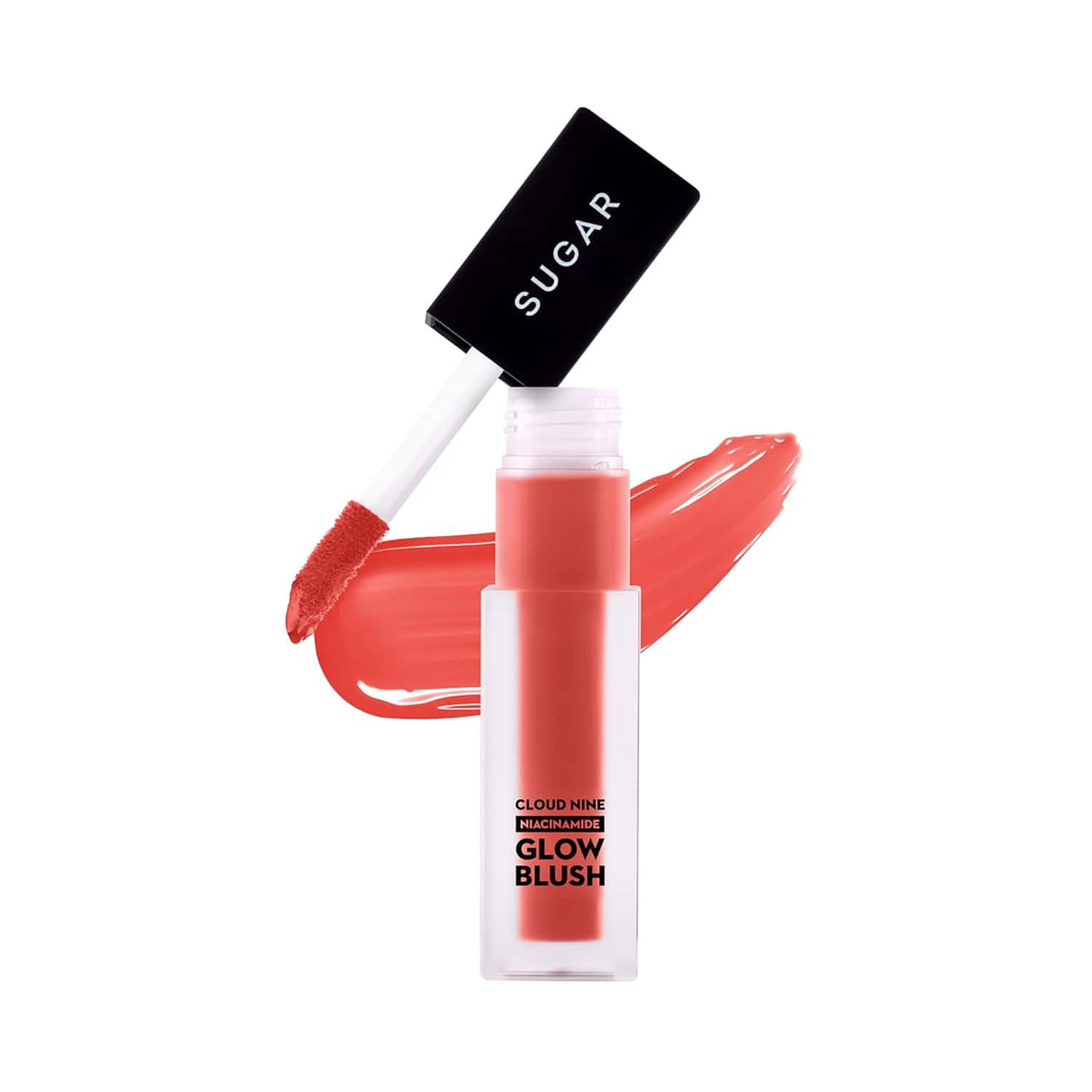 SUGAR Cosmetics | SUGAR Cosmetics Cloud Nine Niacinamide Glow Blush - 02 Peachy Parade (7.6 ml)