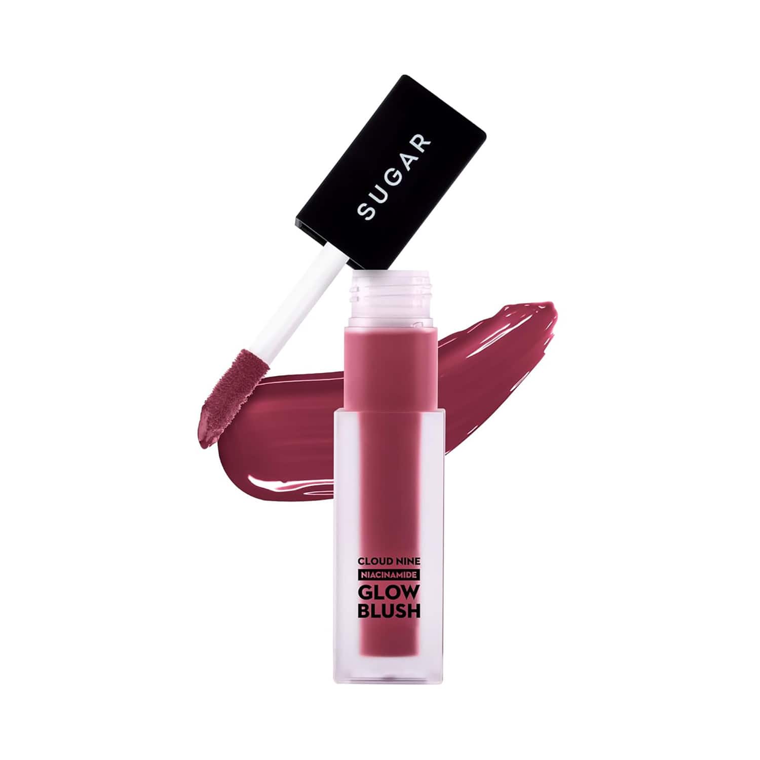 SUGAR Cosmetics | SUGAR Cosmetics Cloud Nine Niacinamide Glow Blush - 05 Bingo Plum (7.6 ml)