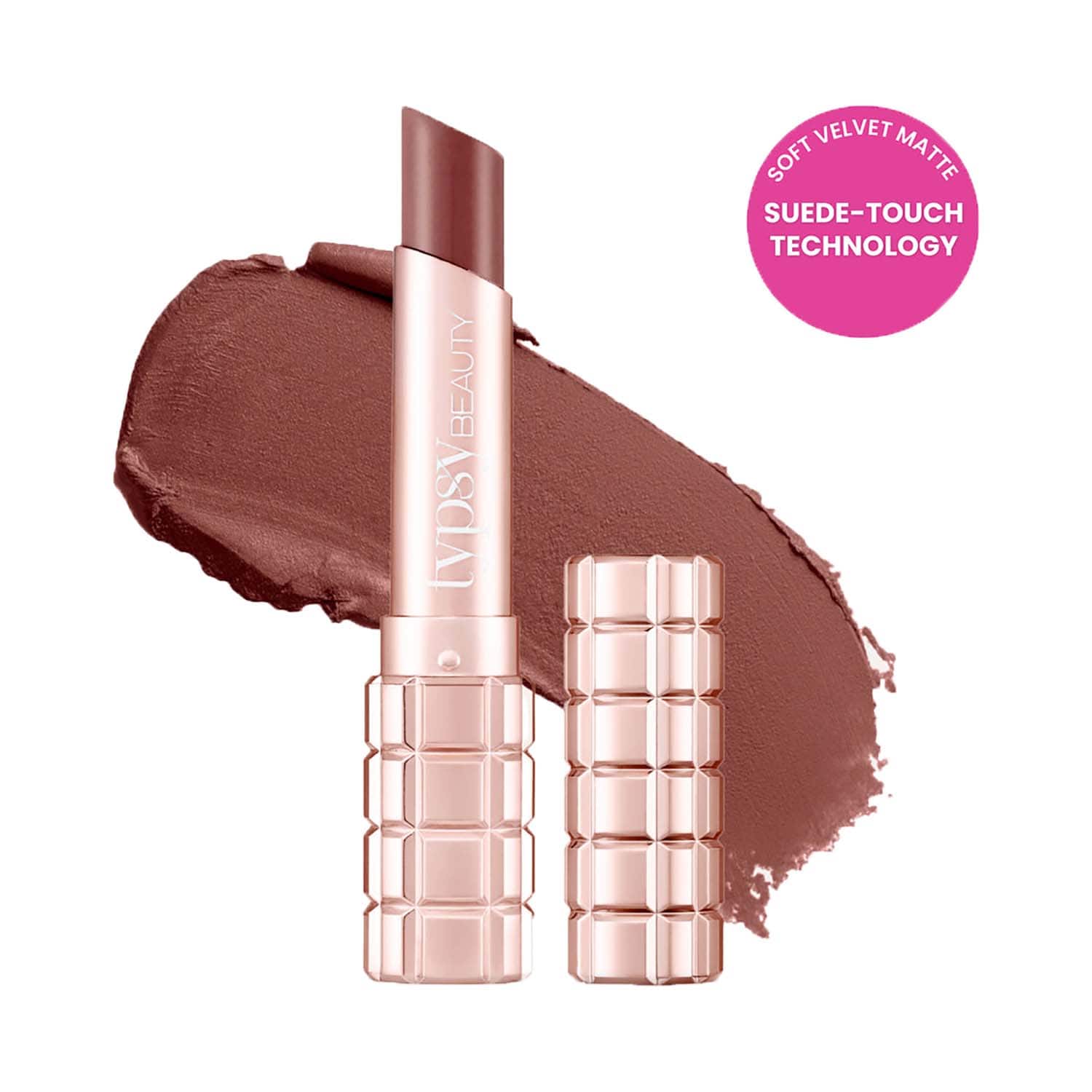 Typsy Beauty | Typsy Beauty Cocoa Peptide Velvet Lipstick - Brownie Bite Medium 02 (3.5 g)