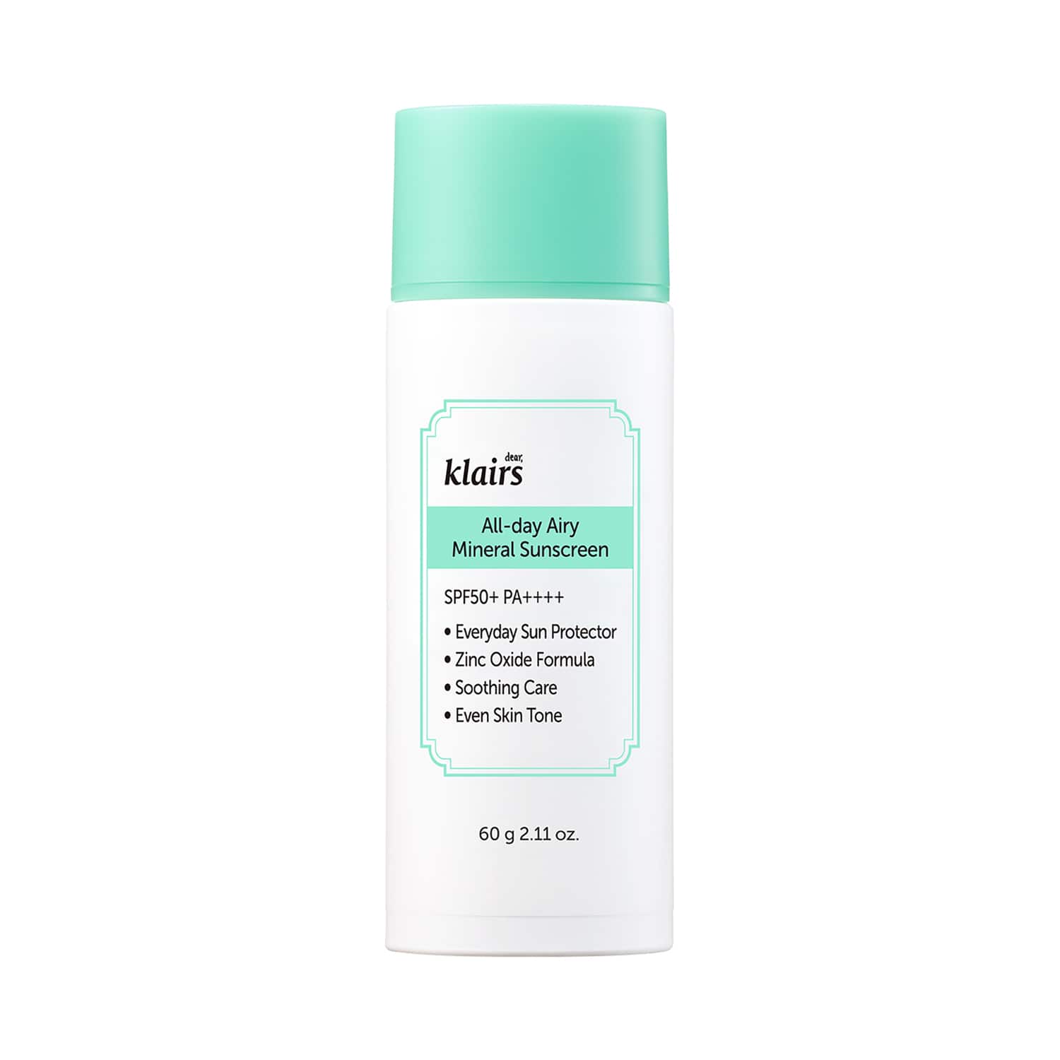 Klairs | Klairs All-Day Airy Mineral Sunscreen SPF50+ PA++++ (60 g)