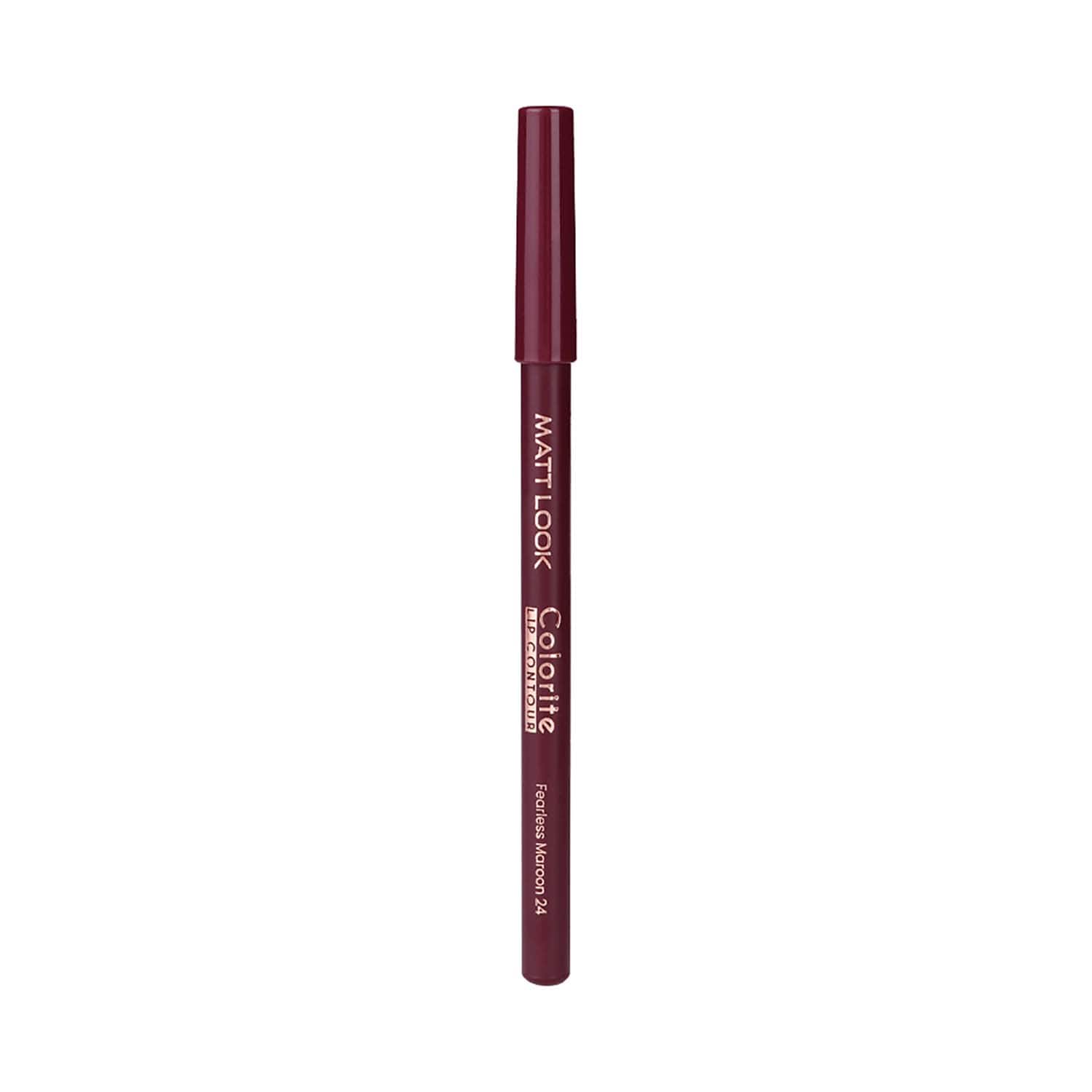 Matt Look | Matt Look Colorite Lip Contour - Fearless Maroon-24 (0.9 g)