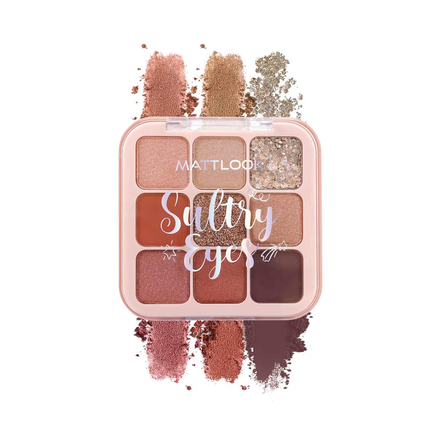 Matt Look | Matt Look Sultry Eyes Long Lasting Eye Shadow Palette - Sundowner-03 (13.5 g)
