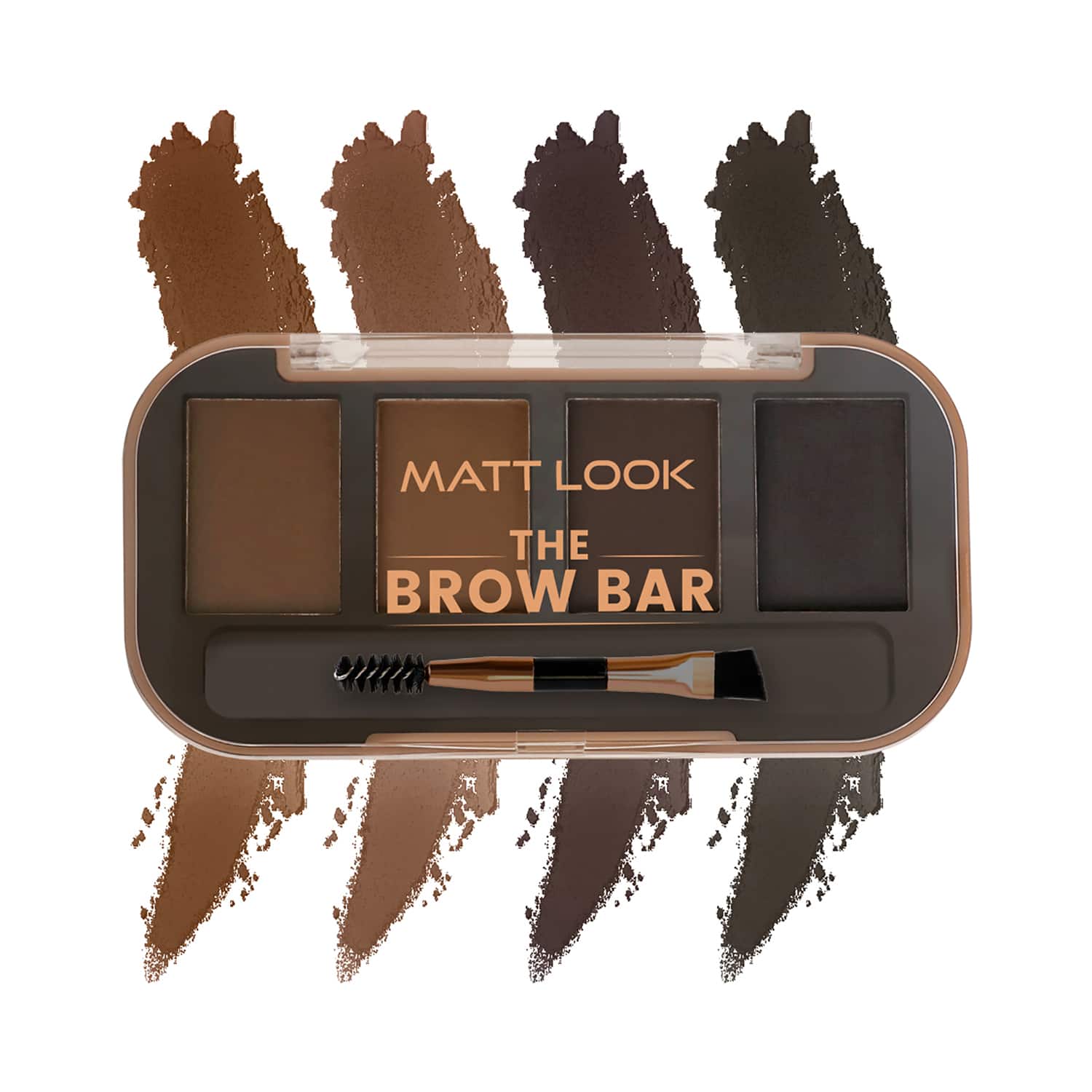 Matt Look | Matt Look The Brow Bar Eyeshadow & Eyebrow Enhancer Palette - Intense-03 (8 g)