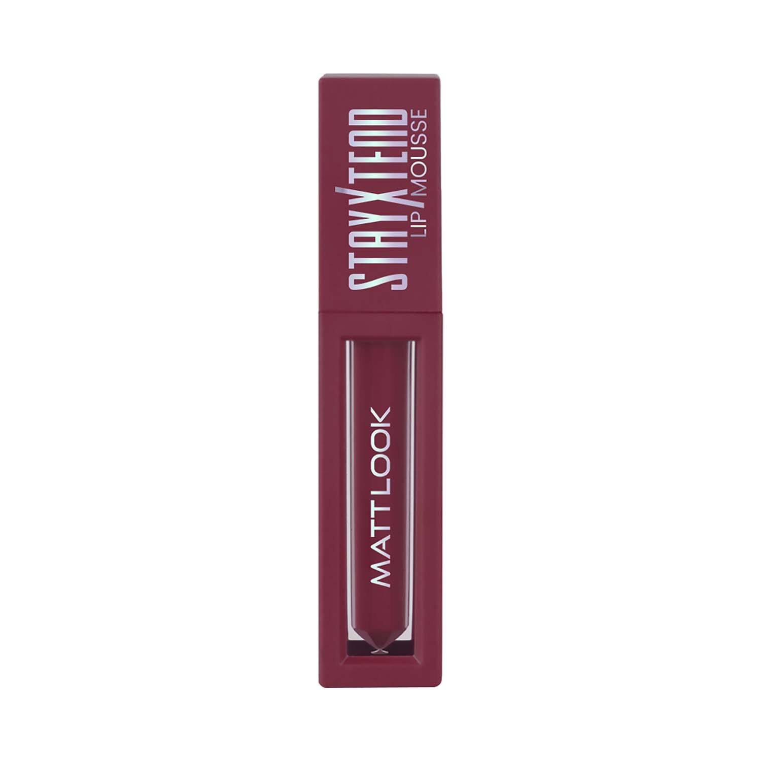 Matt Look | Matt Look Stayxtend Lip Mousse - Maroon Desert-09 (4 ml)
