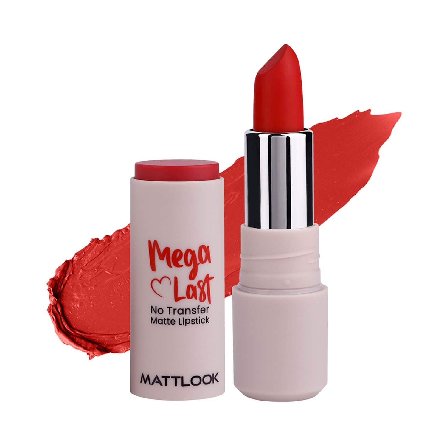 Matt Look | Matt Look Mega Last No Transfer Matte Lipstick - Apple Red-03 (3.8 g)