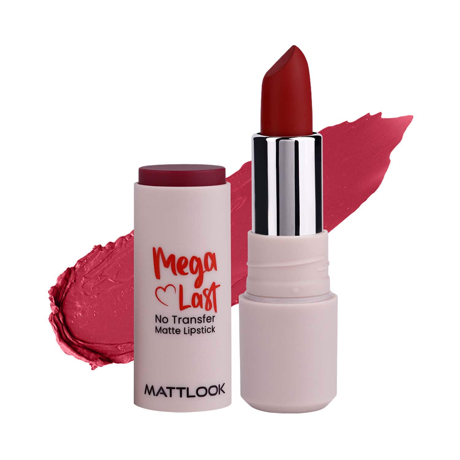 Matt Look | Matt Look Mega Last No Transfer Matte Lipstick - Hollywood Maroon-05 (3.8 g)