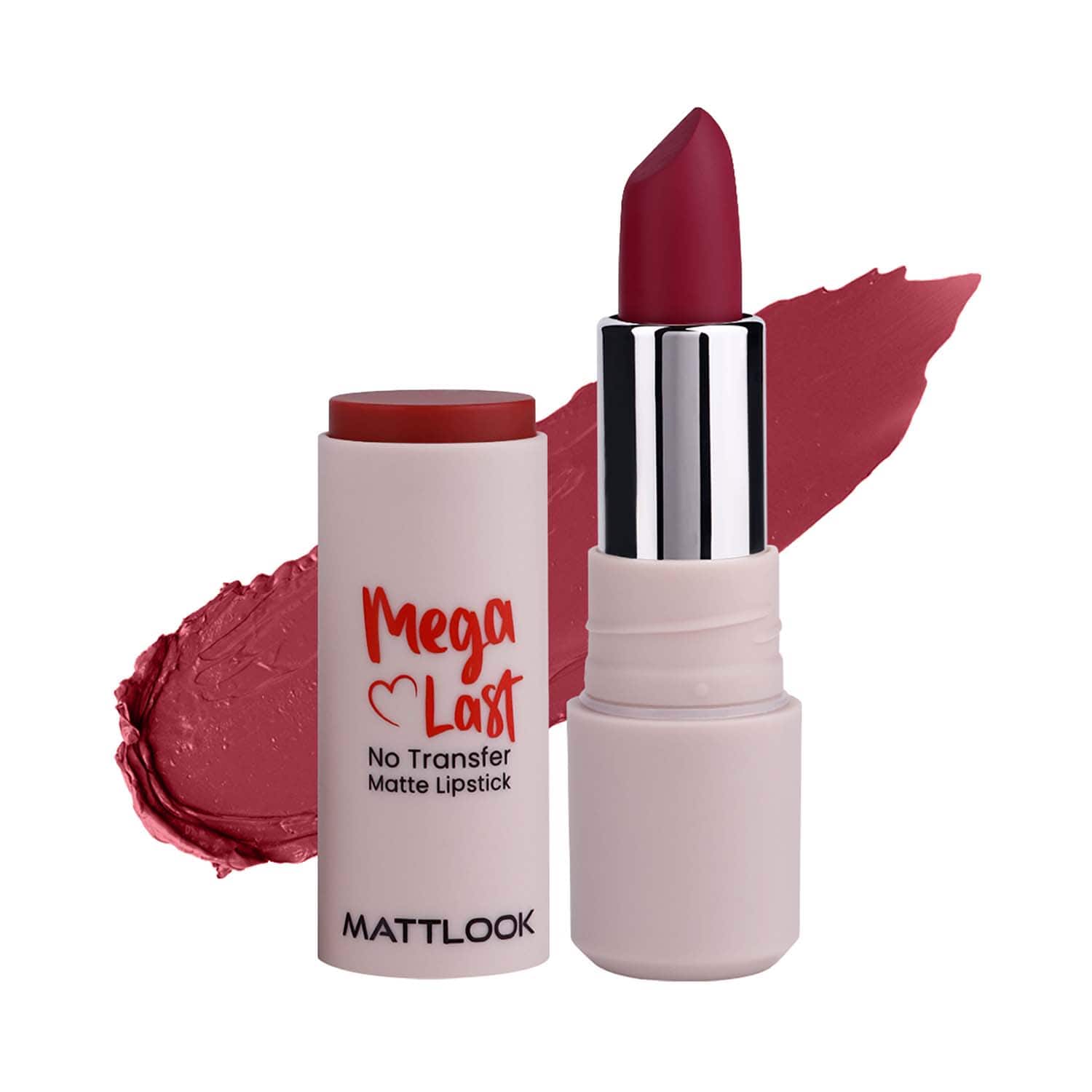 Matt Look | Matt Look Mega Last No Transfer Matte Lipstick - Wine So Fine-8 (3.8 g)