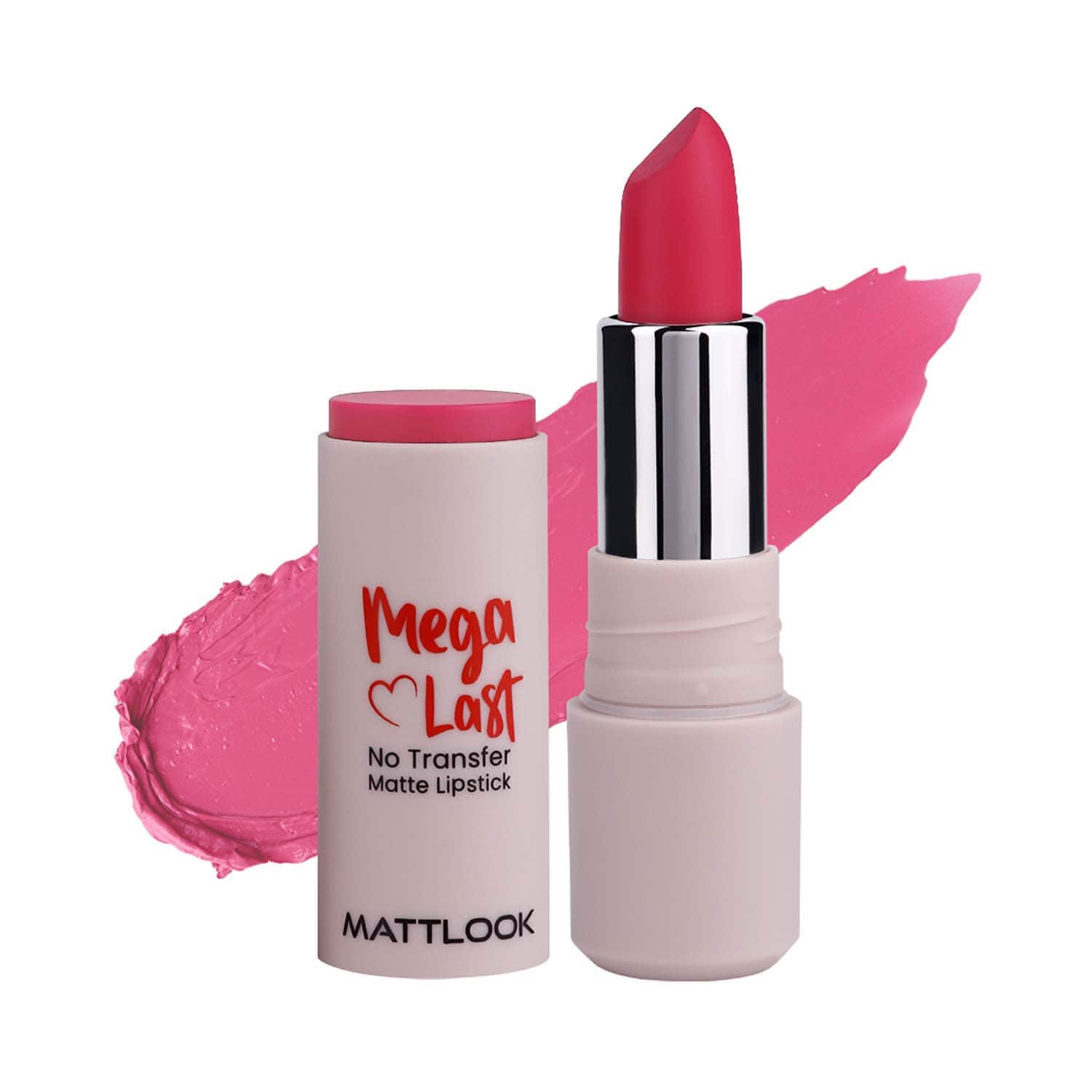 Matt Look | Matt Look Mega Last No Transfer Matte Lipstick - Pinky Promise-09 (3.8 g)