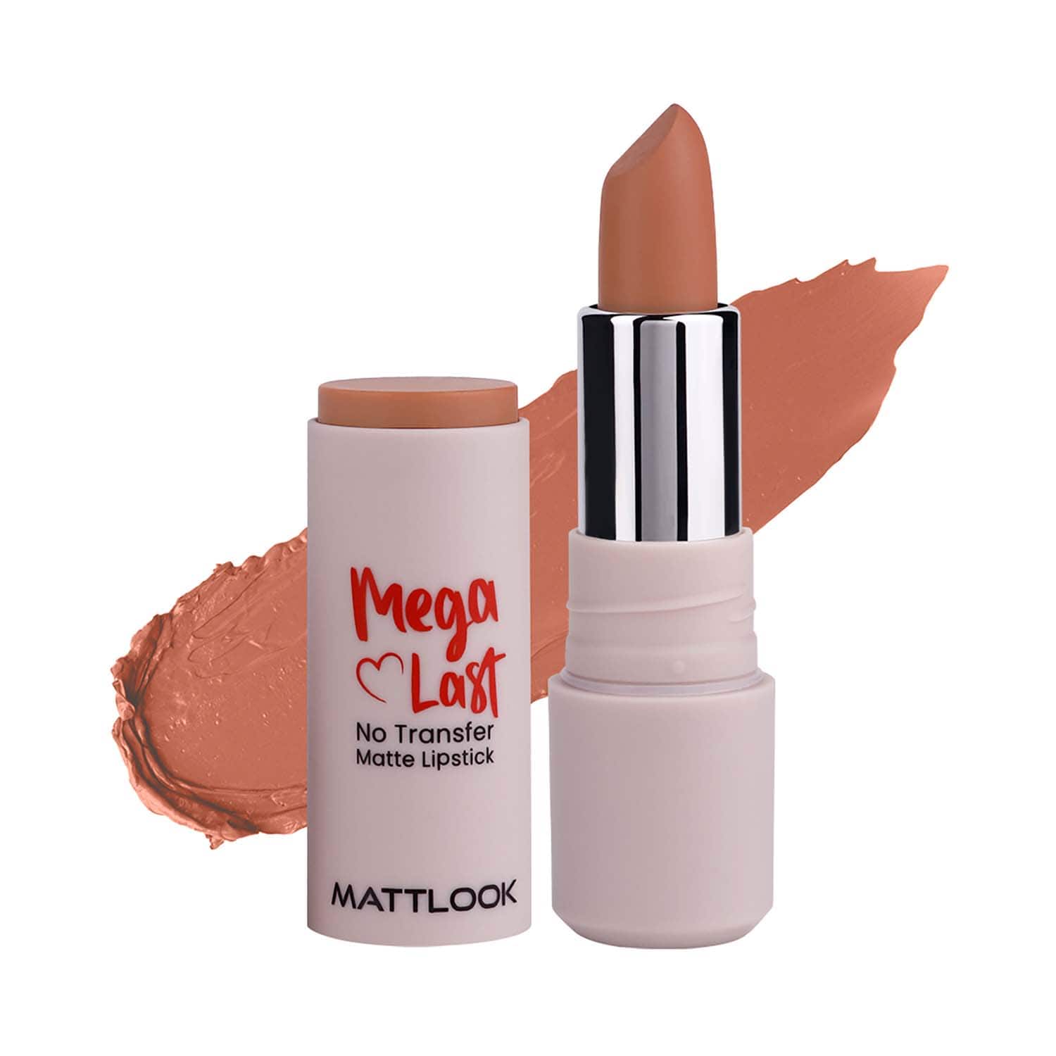 Matt Look | Matt Look Mega Last No Transfer Matte Lipstick - Loyal Beige-18 (3.8 g)