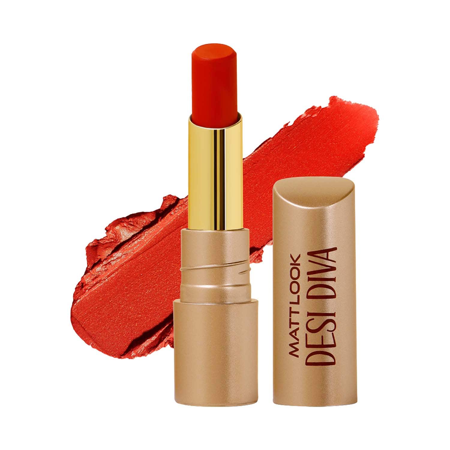 Matt Look | Matt Look Desi Diva Hd Matte Lipstick - Red Velvet-03 (3.8 g)