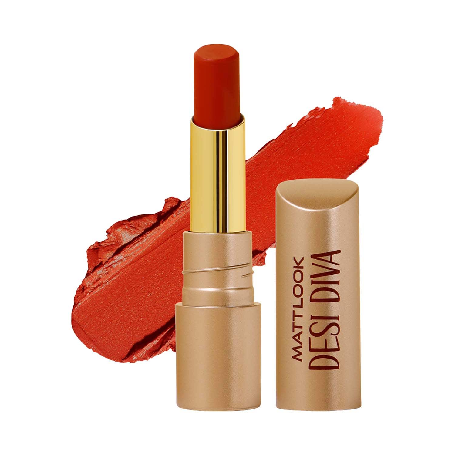 Matt Look | Matt Look Desi Diva Hd Matte Lipstick - Red Obsession-04 (3.8 g)