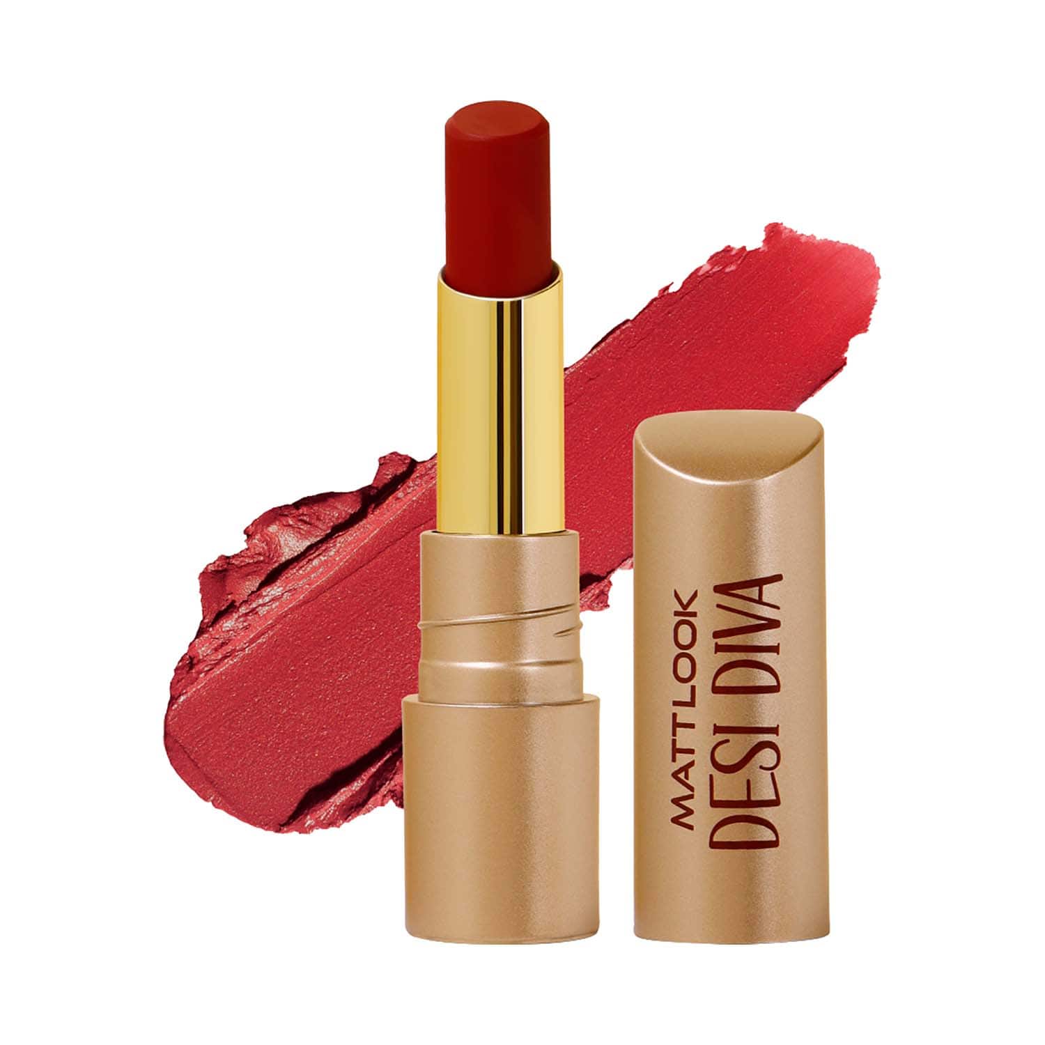 Matt Look | Matt Look Desi Diva Hd Matte Lipstick - Maroon Fever-09 (3.8 g)