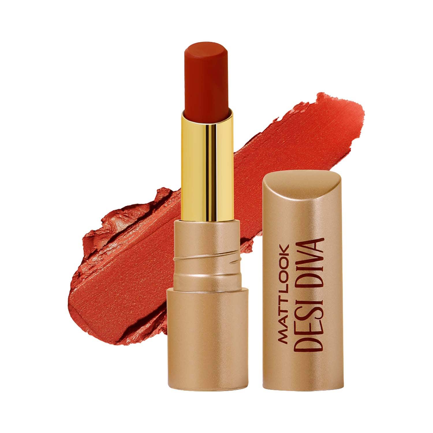 Matt Look | Matt Look Desi Diva Hd Matte Lipstick - Autumn Maroon-10 (3.8 g)