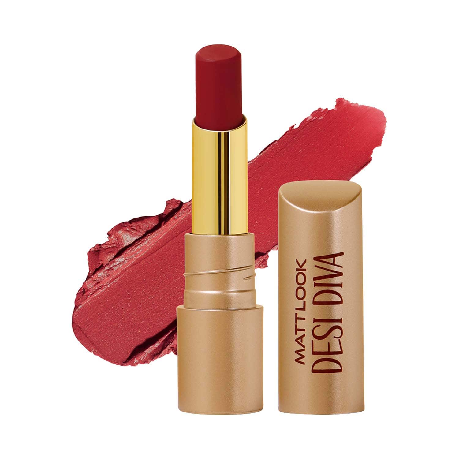 Matt Look | Matt Look Desi Diva Hd Matte Lipstick - Rich Maroon-12 (3.8 g)