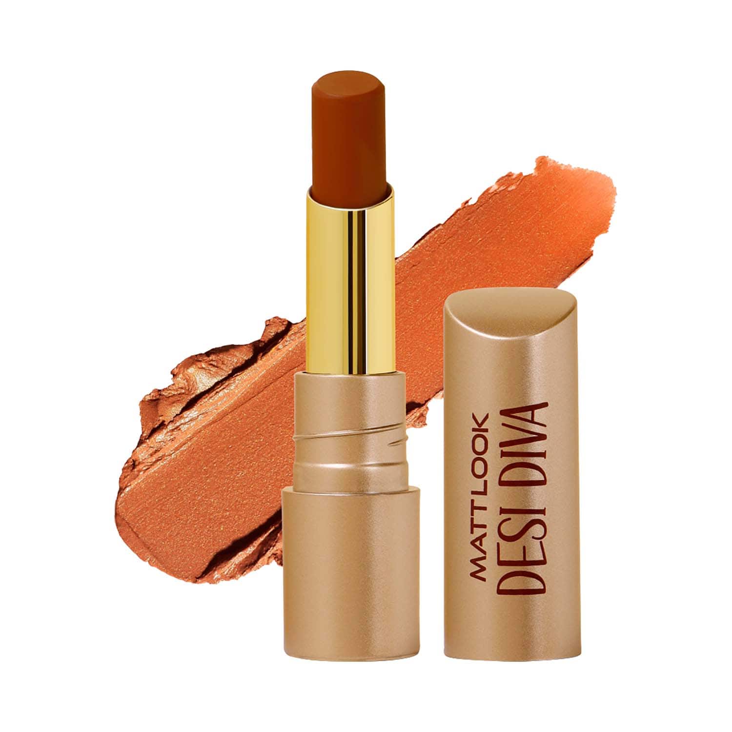 Matt Look | Matt Look Desi Diva Hd Matte Lipstick - Brownie Bite-16 (3.8 g)