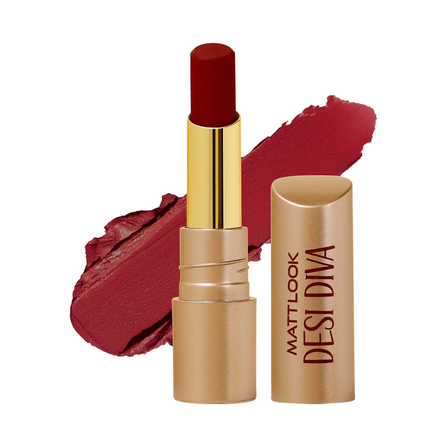 Matt Look | Matt Look Desi Diva Hd Matte Lipstick - Playful Pink-21 (3.8 g)