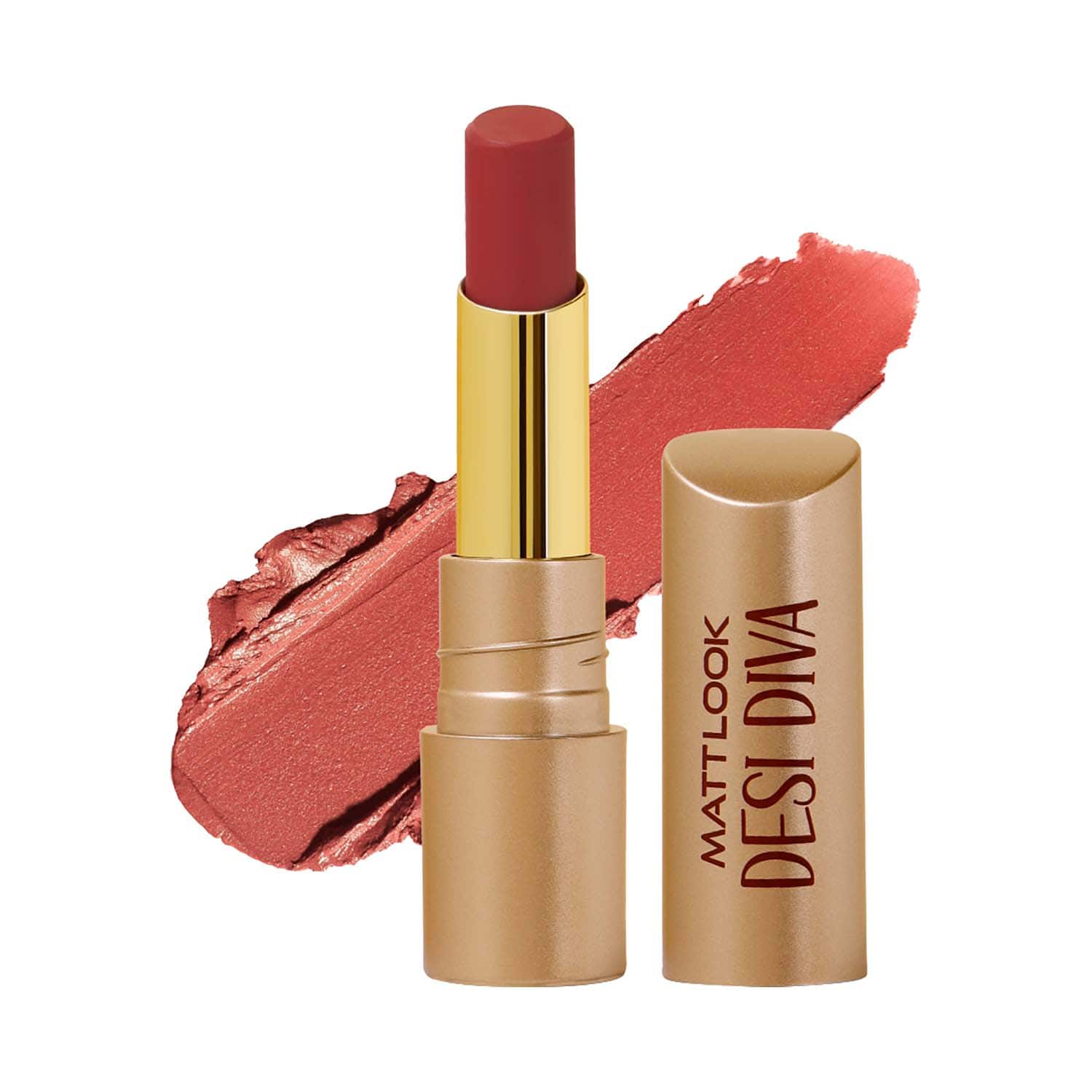 Matt Look | Matt Look Desi Diva Hd Matte Lipstick - Nude Blush-22 (3.8 g)