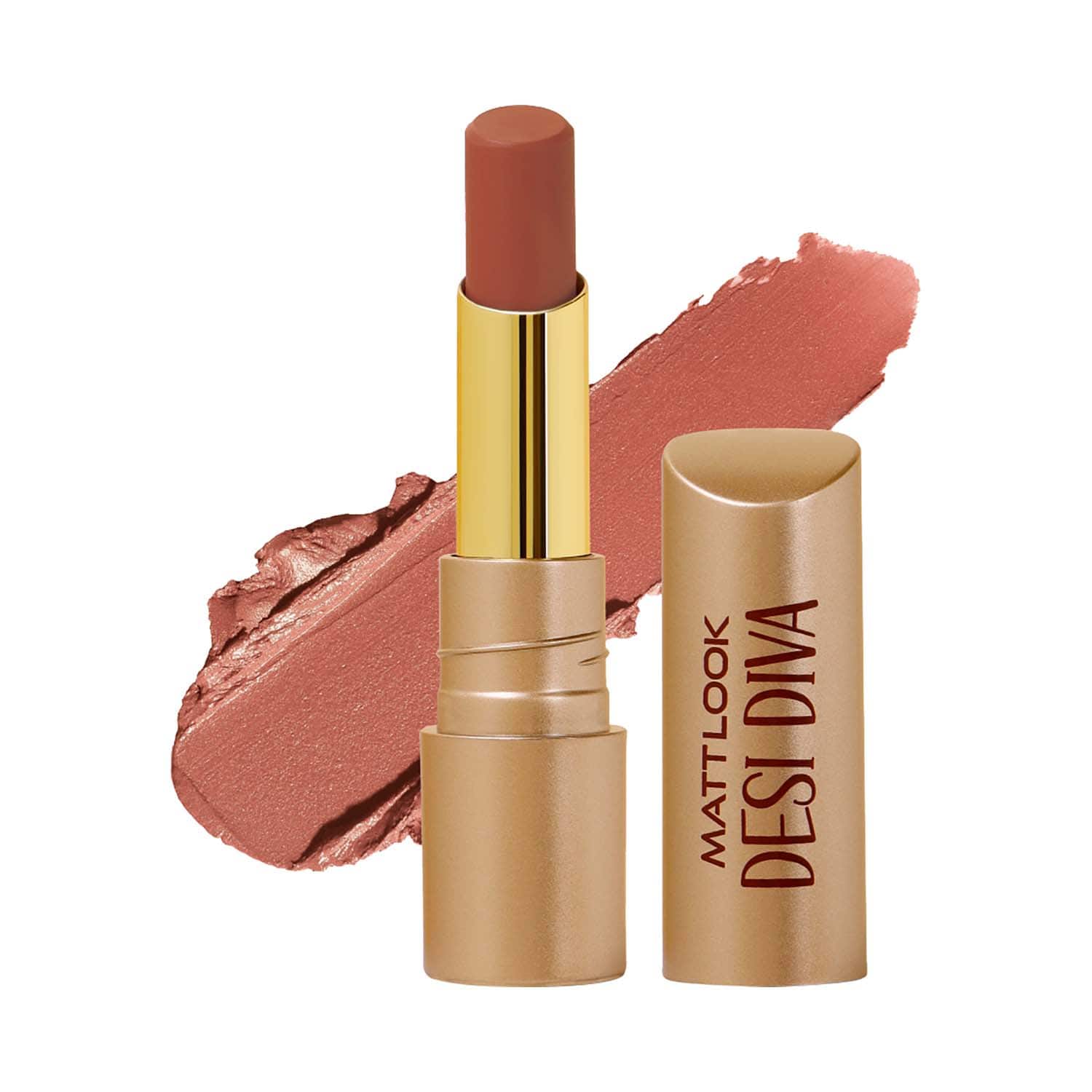 Matt Look | Matt Look Desi Diva Hd Matte Lipstick - Natural Beige-24 (3.8 g)