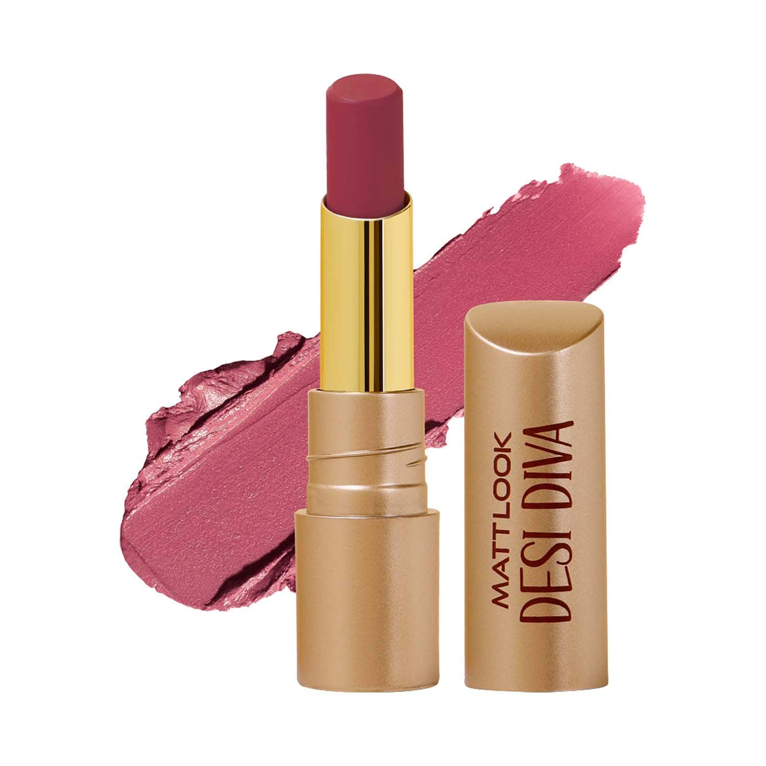 Matt Look | Matt Look Desi Diva Hd Matte Lipstick - Soft Mauve-19 (3.8 g)