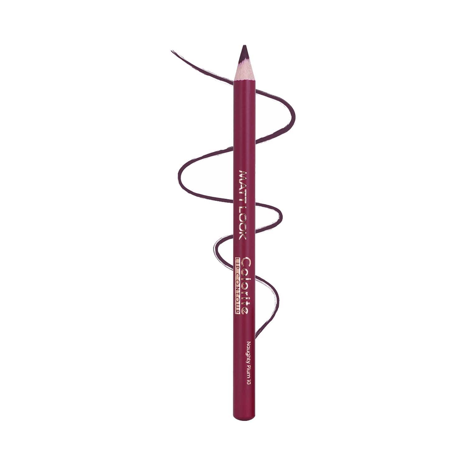 Matt Look | Matt Look Colorite Lip Contour - Naughty Plum-10 (0.9 g)