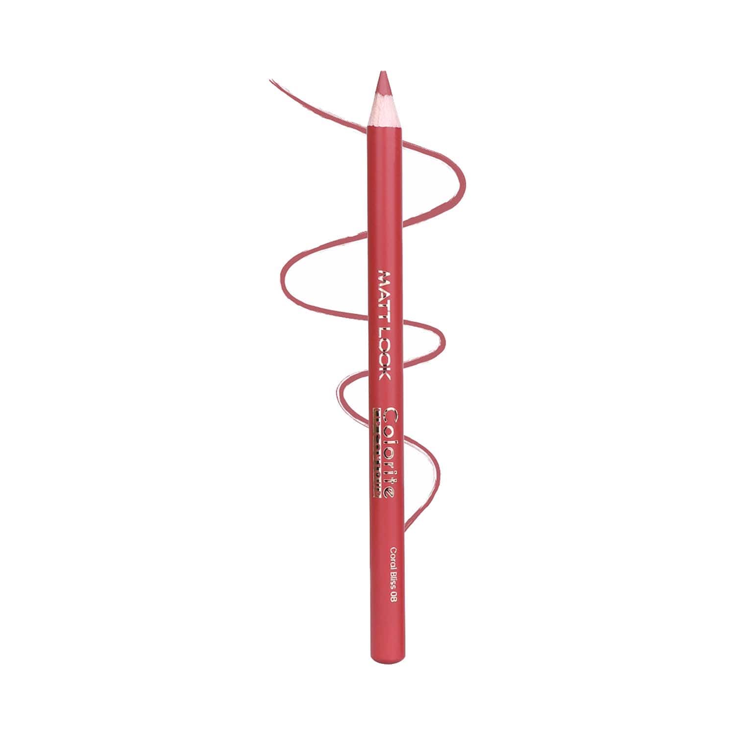 Matt Look | Matt Look Colorite Lip Contour - Coral Bliss-08 (0.9 g)