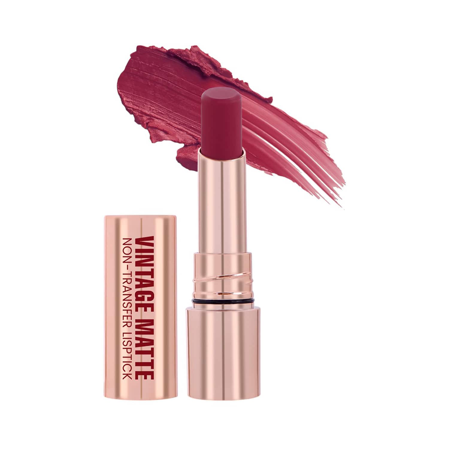 Half N Half | Half N Half Vintage Matte Non-Transfer Lipstick - Ruby Rose-11 (3.8 g)