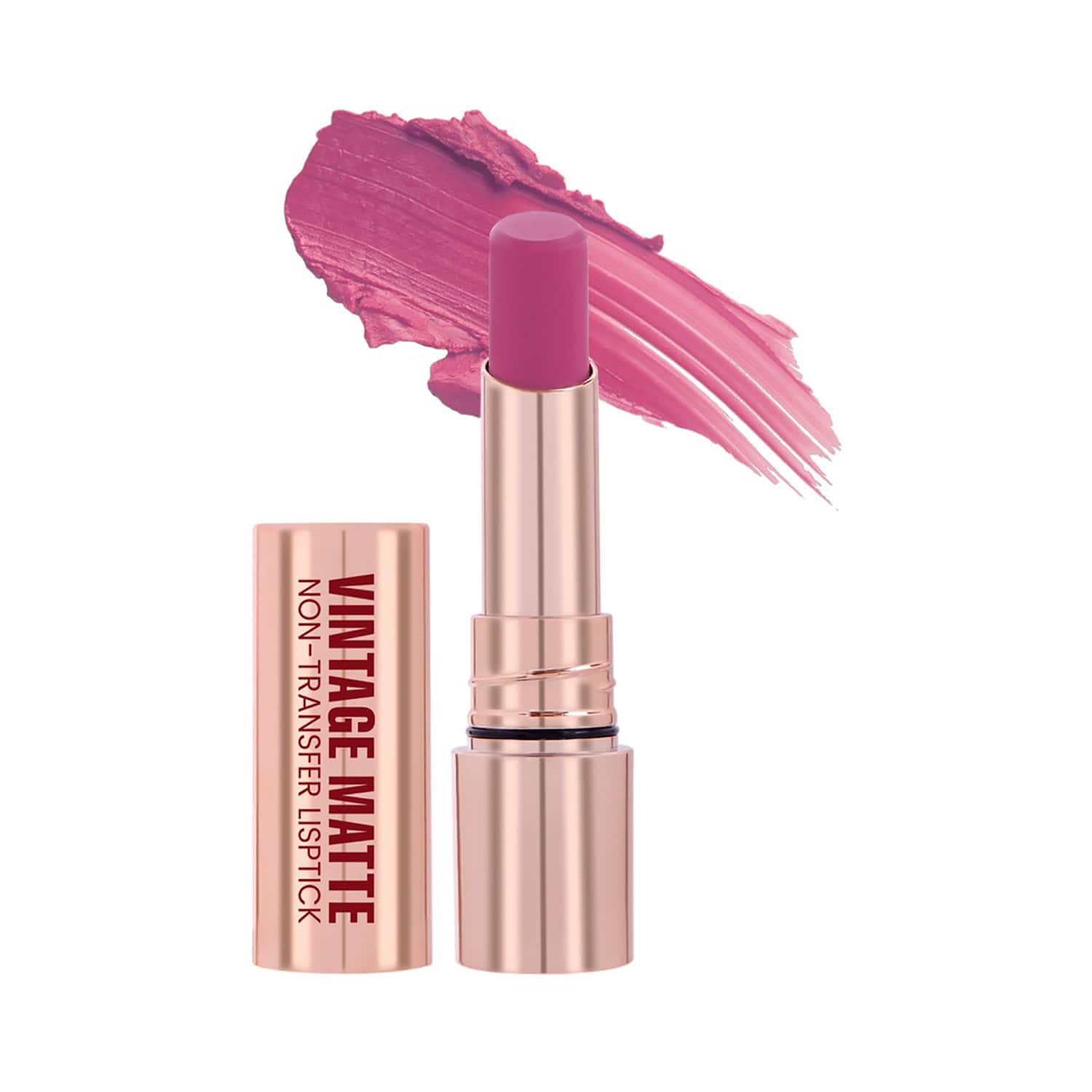 Half N Half | Half N Half Vintage Matte Non-Transfer Lipstick - Miss Mauve-12 (3.8 g)