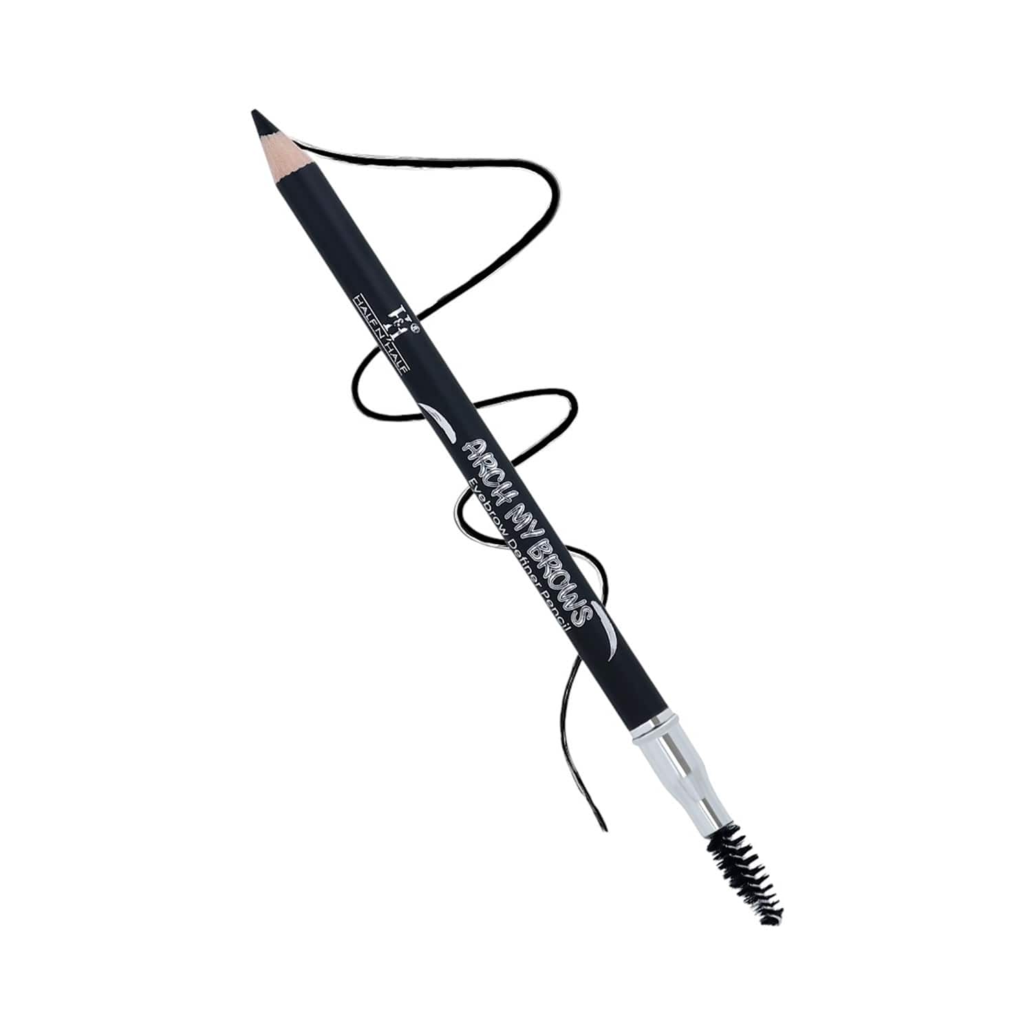 Half N Half | Half N Half Arch My Brows Long Lasting Automatic Eyebrow Pencil & Brush - Ebony-01 (2 g)