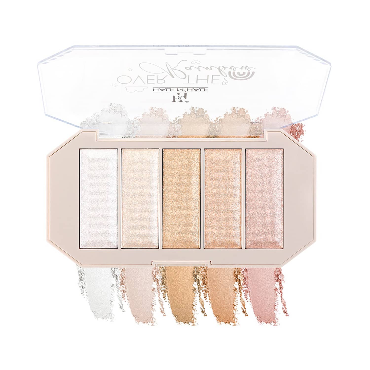 Half N Half | Half N Half Over The Rainbow Highlighter Palette - Vivid Dreams-01 (15.6 g)