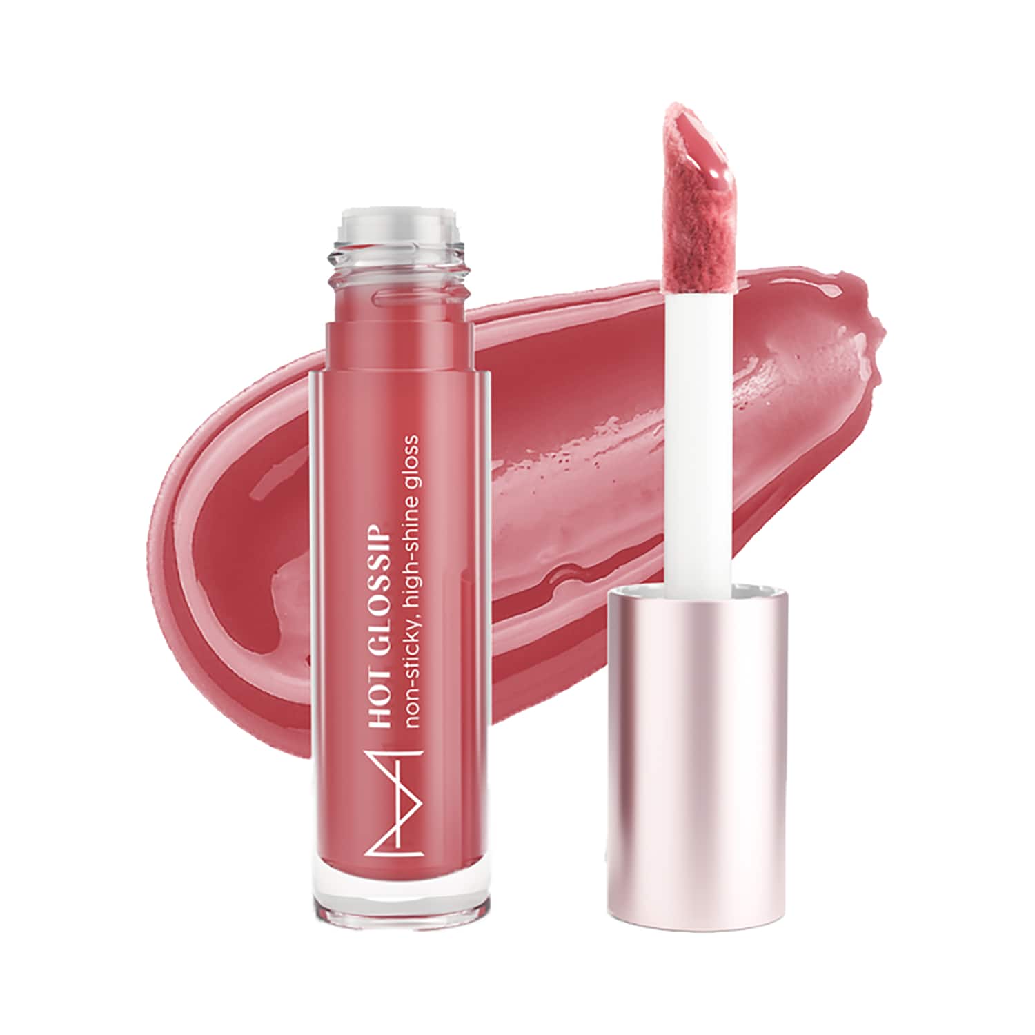 HOUSE OF MAKEUP | House Of Makeup Hot Glossip Non-Sticky, High-Shine Gloss - Pinky Swear (4.7 ml)