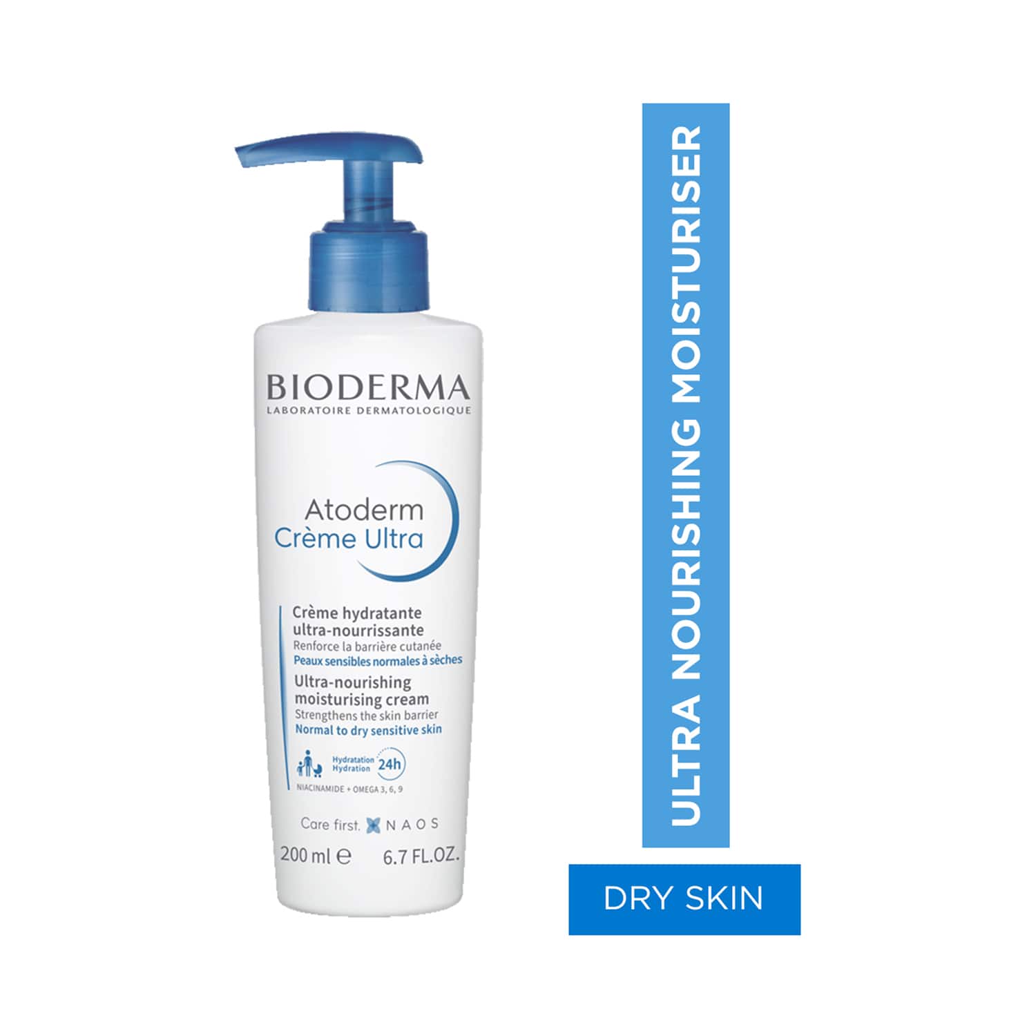 Bioderma | Bioderma Atoderm Creme Ultra-Nourishing Moisturiser Pump Bottle (200 ml)