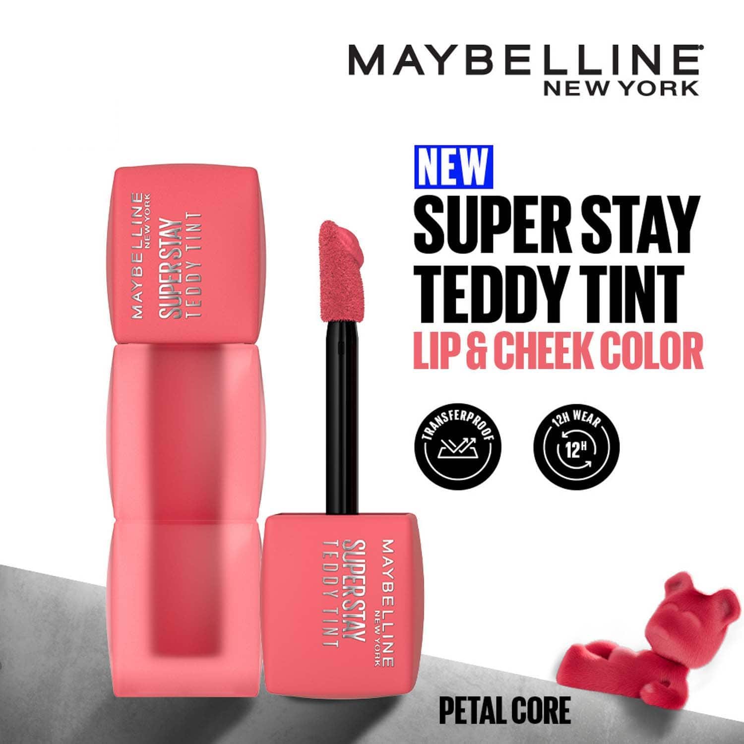 Maybelline New York | Maybelline New York Superstay Teddy Tint Lip and Cheek Color - Petal Core (5 ml)