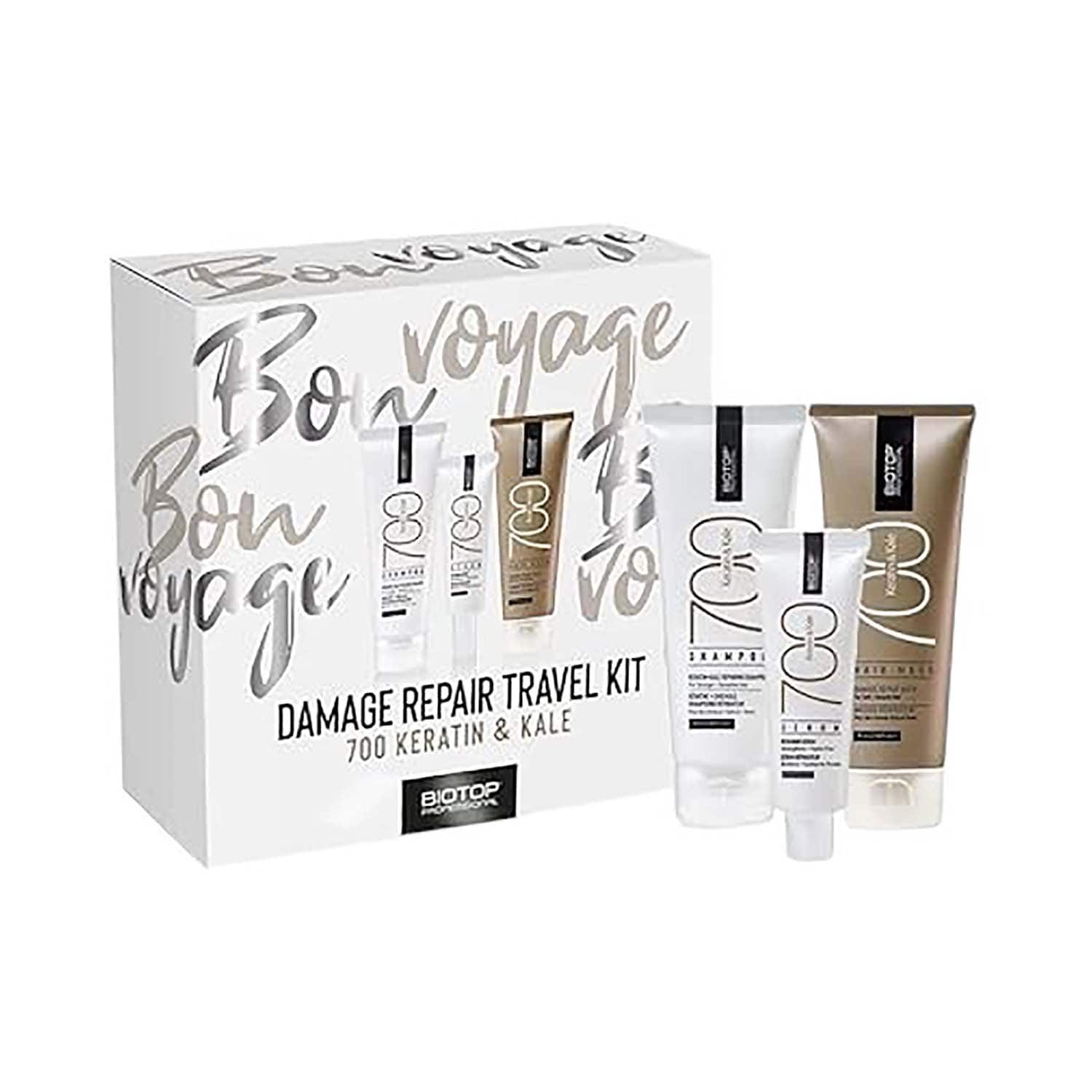Biotop Professional | Biotop Professional 700 Keratin & Kale Damage Repair Travel Kit (3 pcs)