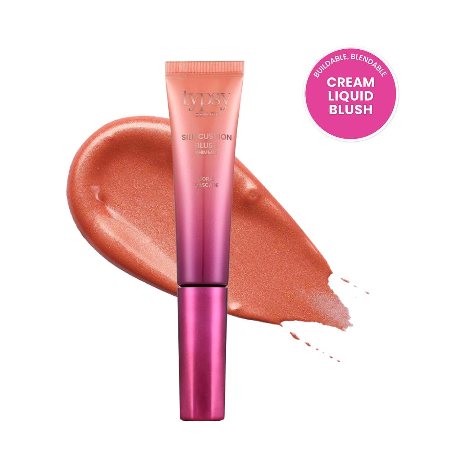 Typsy Beauty | Typsy Beauty Silk Cushion Blush - Coral Cascade (15 ml)